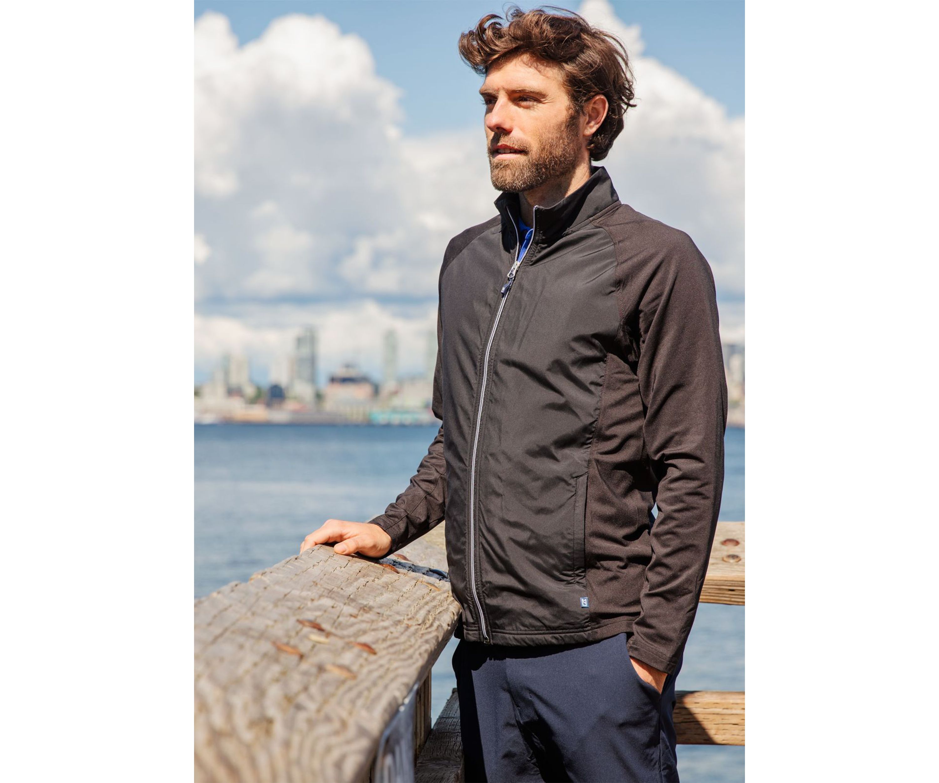 Adapt Eco Knit Hybrid Recycled Big & Tall Full Zip Jacket