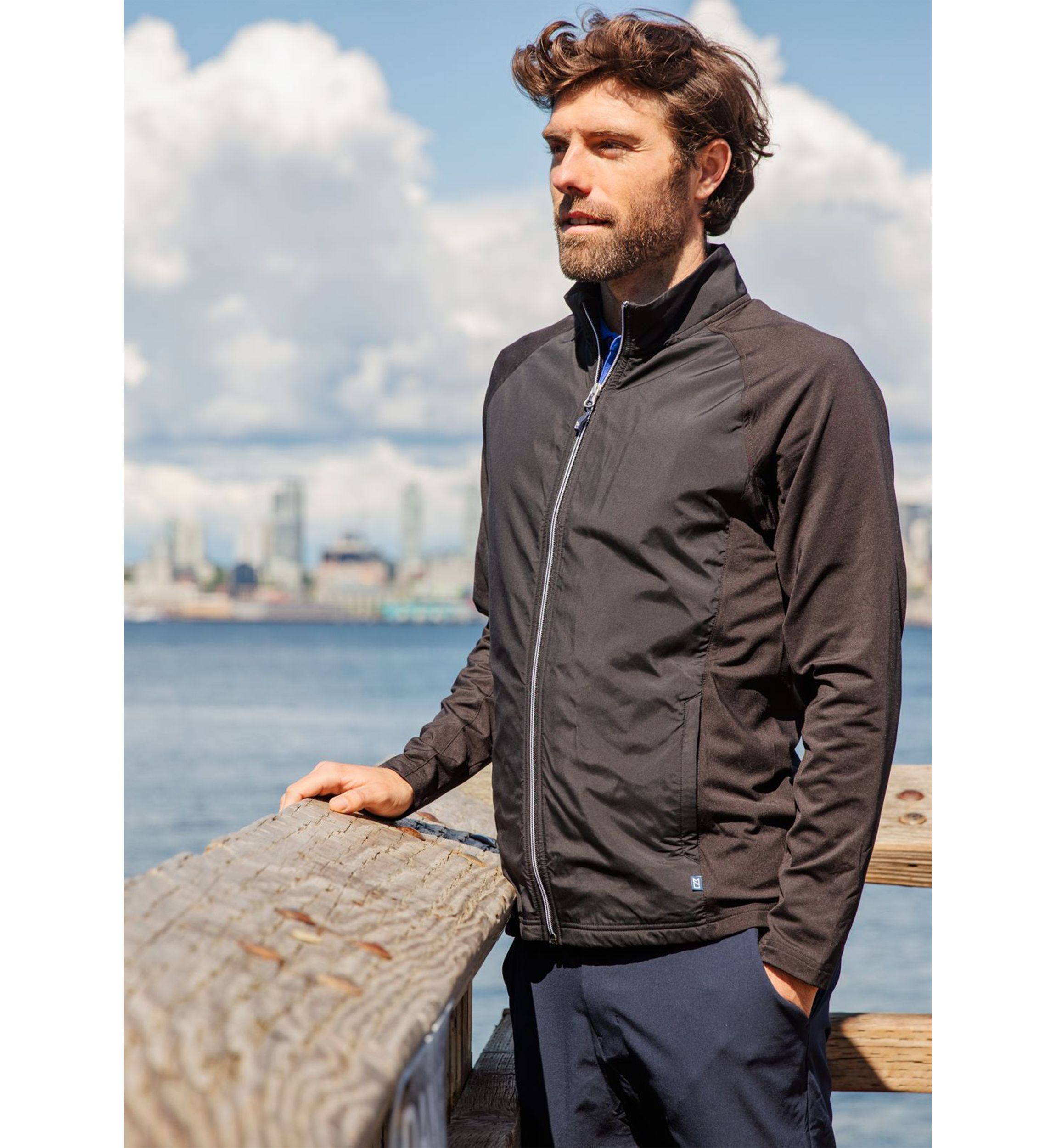Adapt Eco Knit Hybrid Recycled Big & Tall Full Zip Jacket