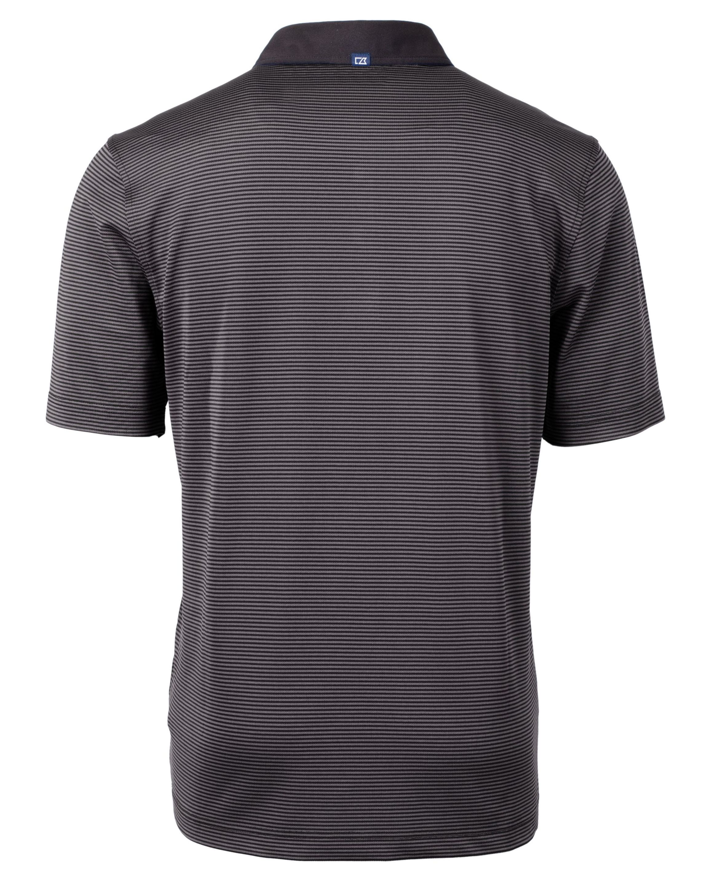 Virtue Eco Pique Micro Stripe Recycled Mens Big & Tall Polo