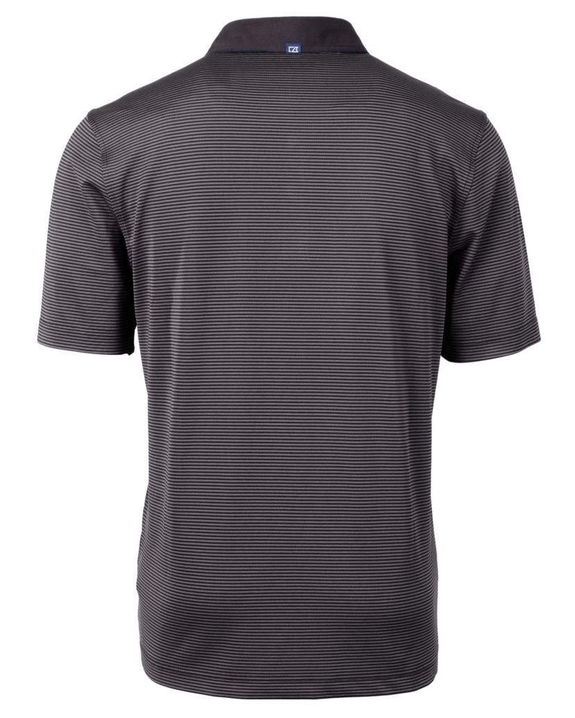 Virtue Eco Pique Micro Stripe Recycled Mens Big & Tall Polo