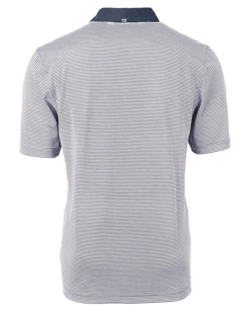 Virtue Eco Pique Micro Stripe Recycled Mens Big & Tall Polo