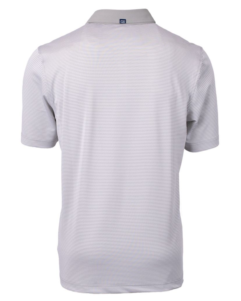 Virtue Eco Pique Micro Stripe Recycled Mens Big & Tall Polo