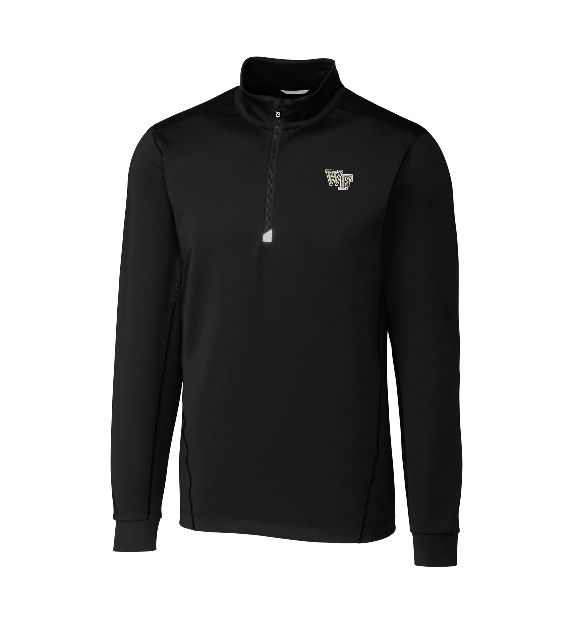Big & Tall NCAA Wake Forest Demon Deacons Traverse Half Zip