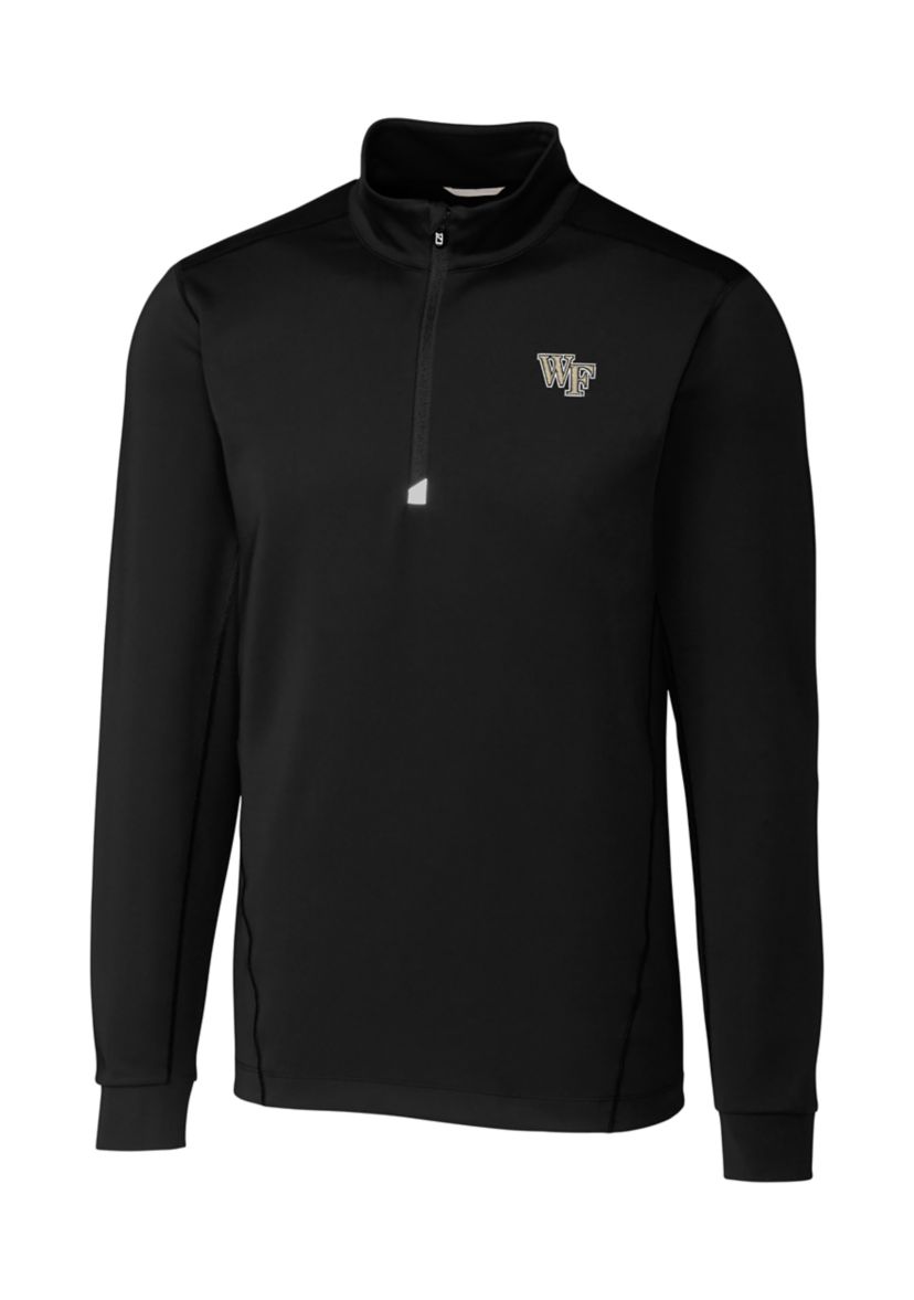 Big & Tall NCAA Wake Forest Demon Deacons Traverse Half Zip