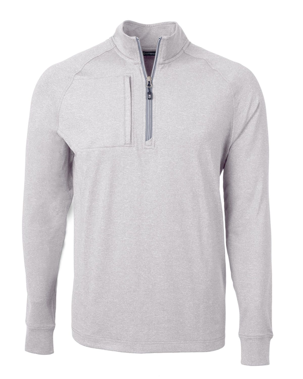 Adapt Eco Knit Heather Mens Big & Tall Quarter Zip Pullover