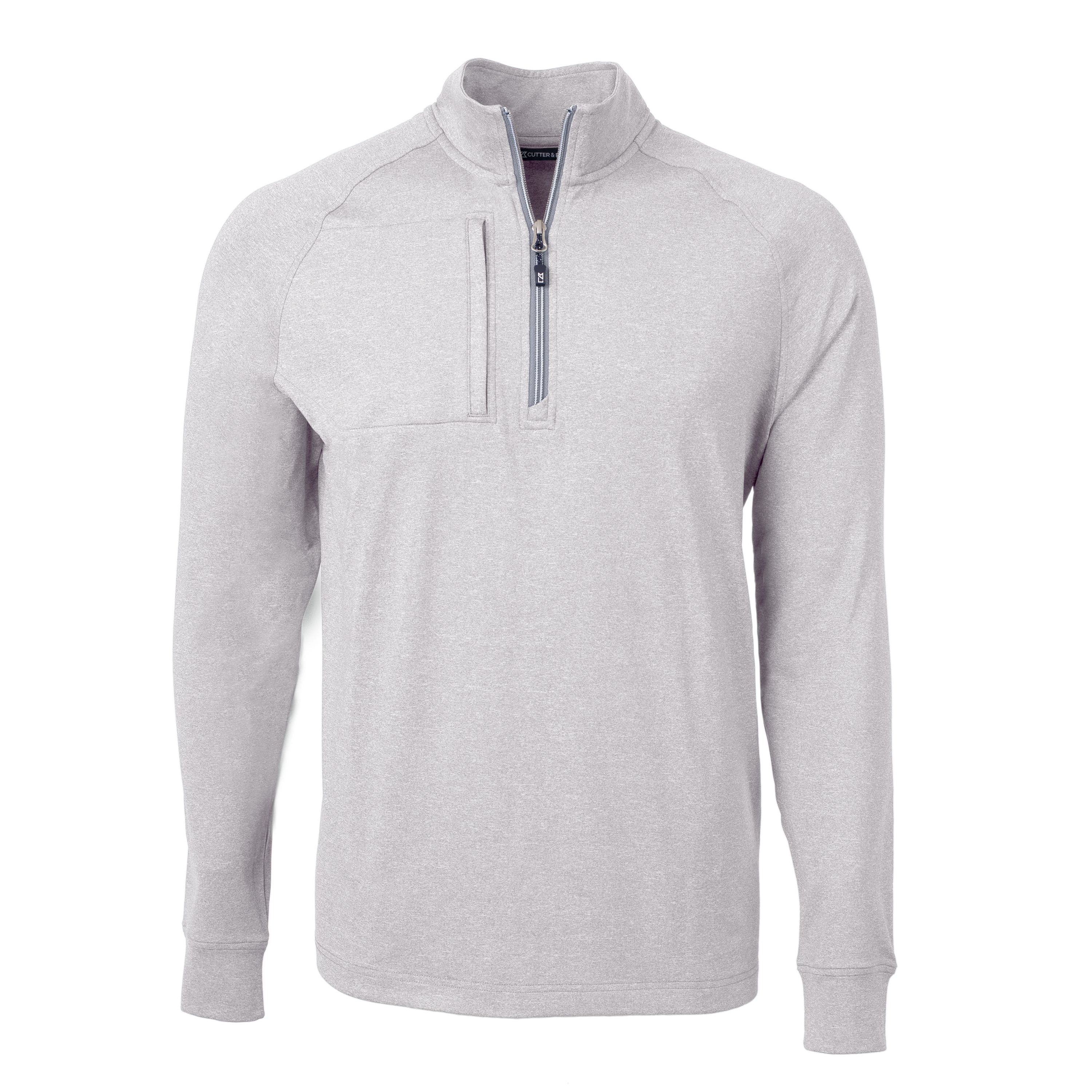 Adapt Eco Knit Heather Mens Big & Tall Quarter Zip Pullover