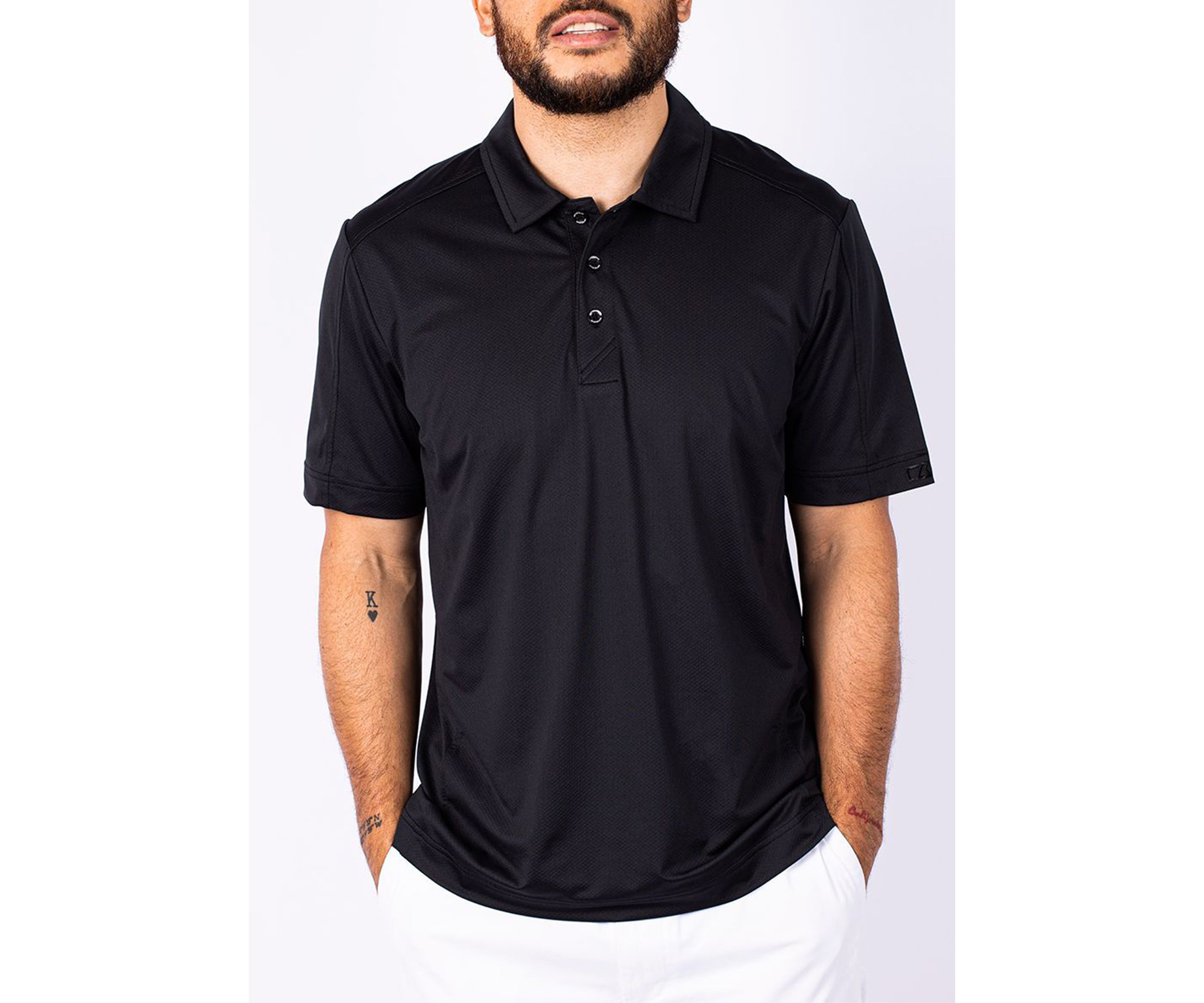 Prospect Textured Stretch Big & Tall Polo