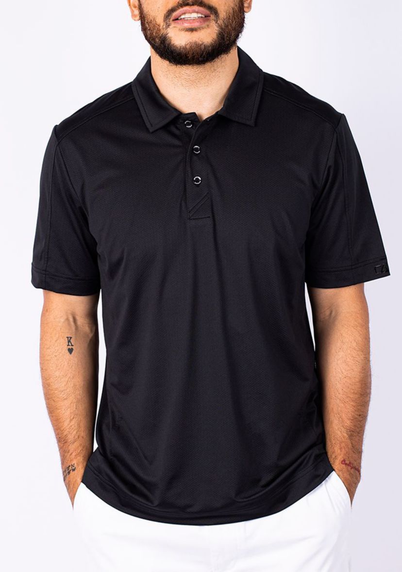 Prospect Textured Stretch Big & Tall Polo