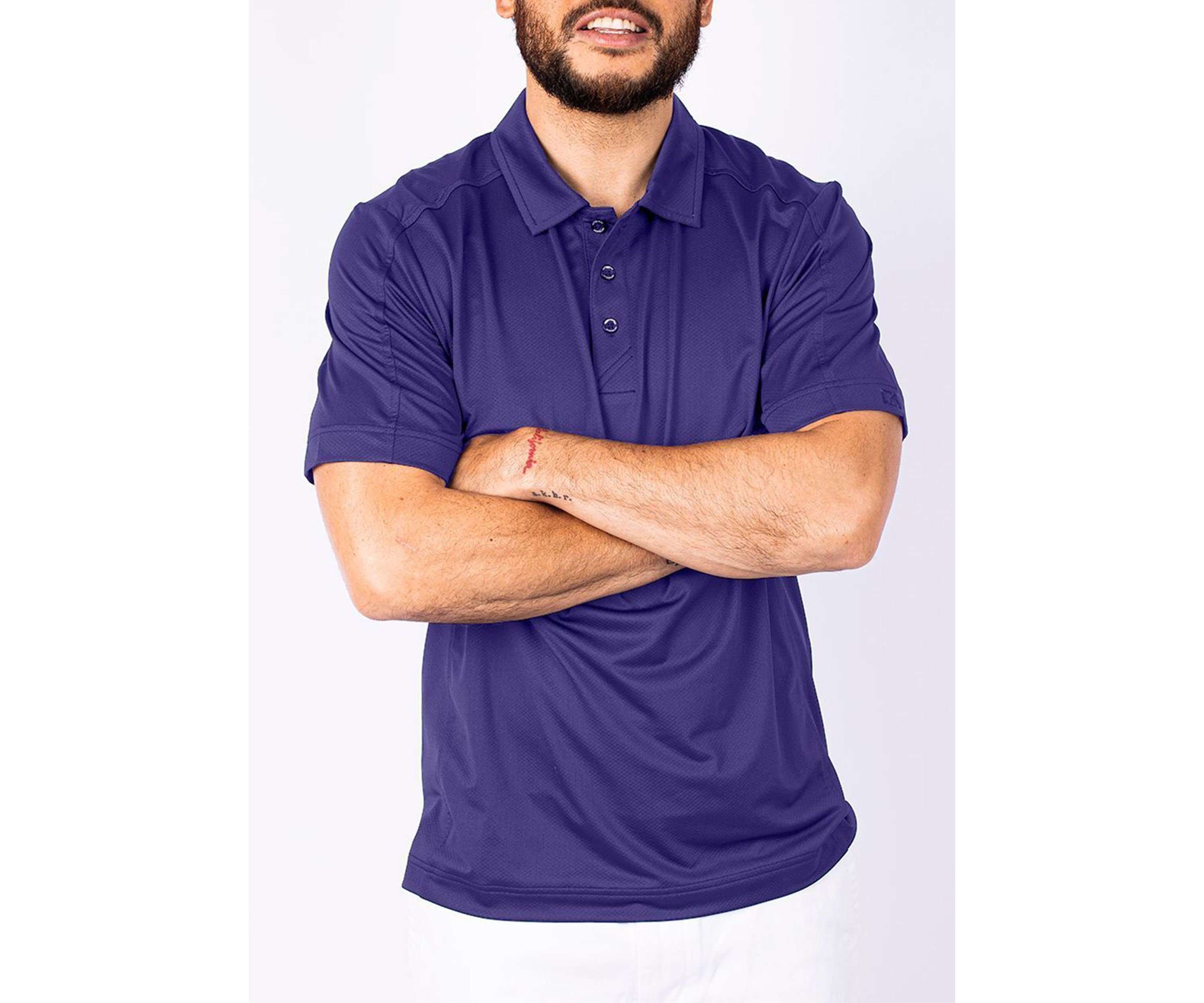 Prospect Textured Stretch Big & Tall Polo