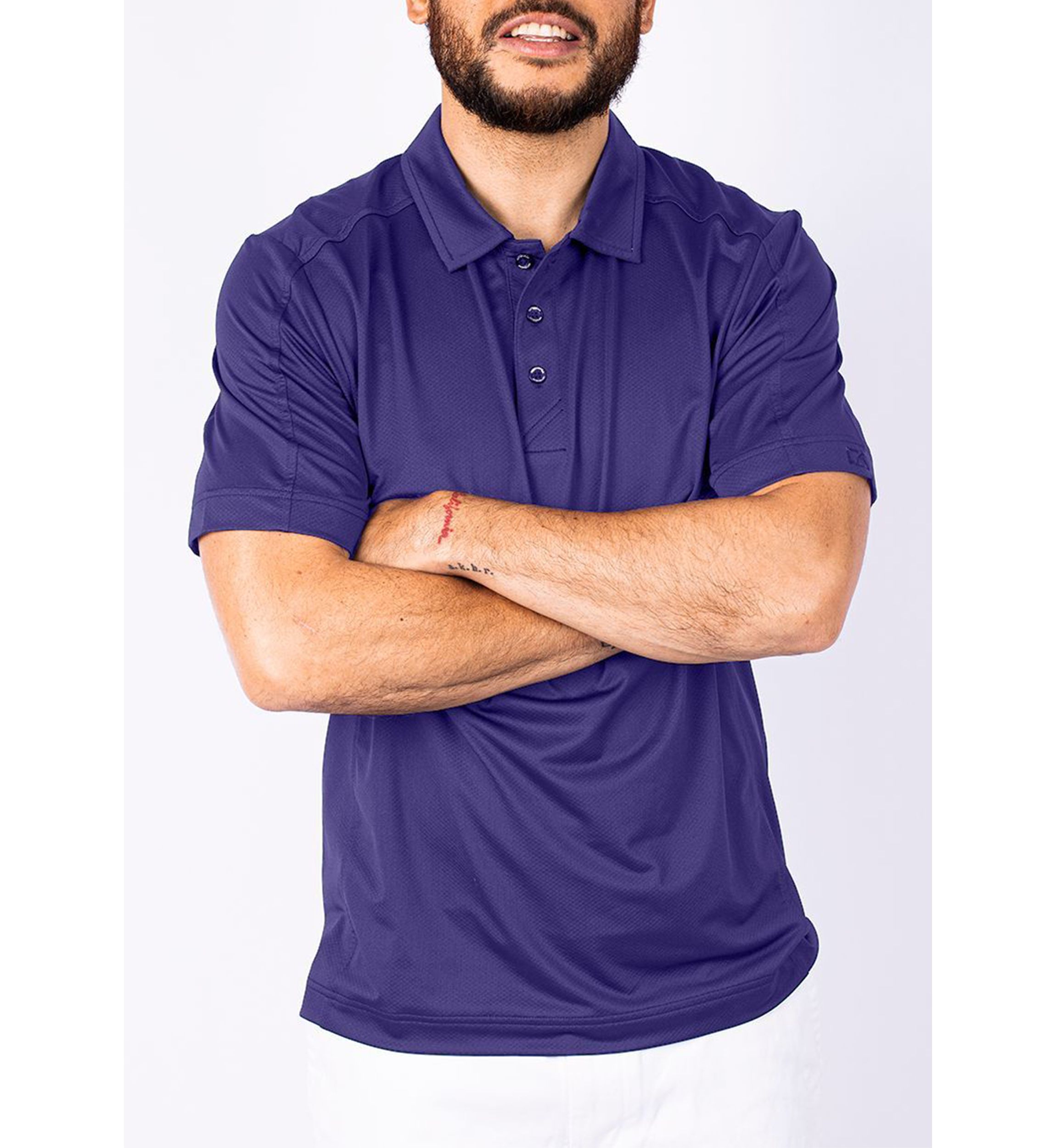 Prospect Textured Stretch Big & Tall Polo