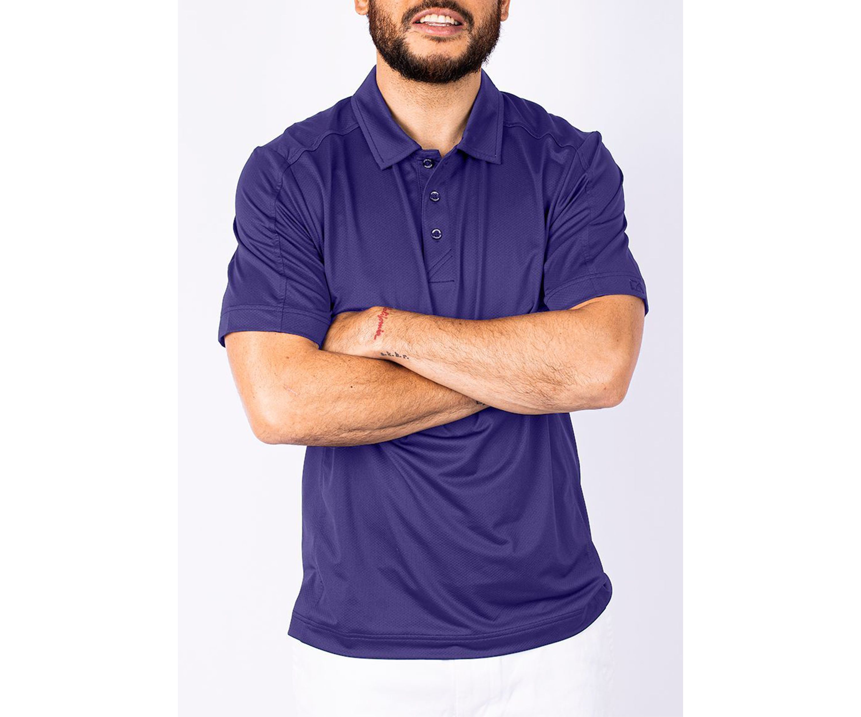 Prospect Textured Stretch Big & Tall Polo