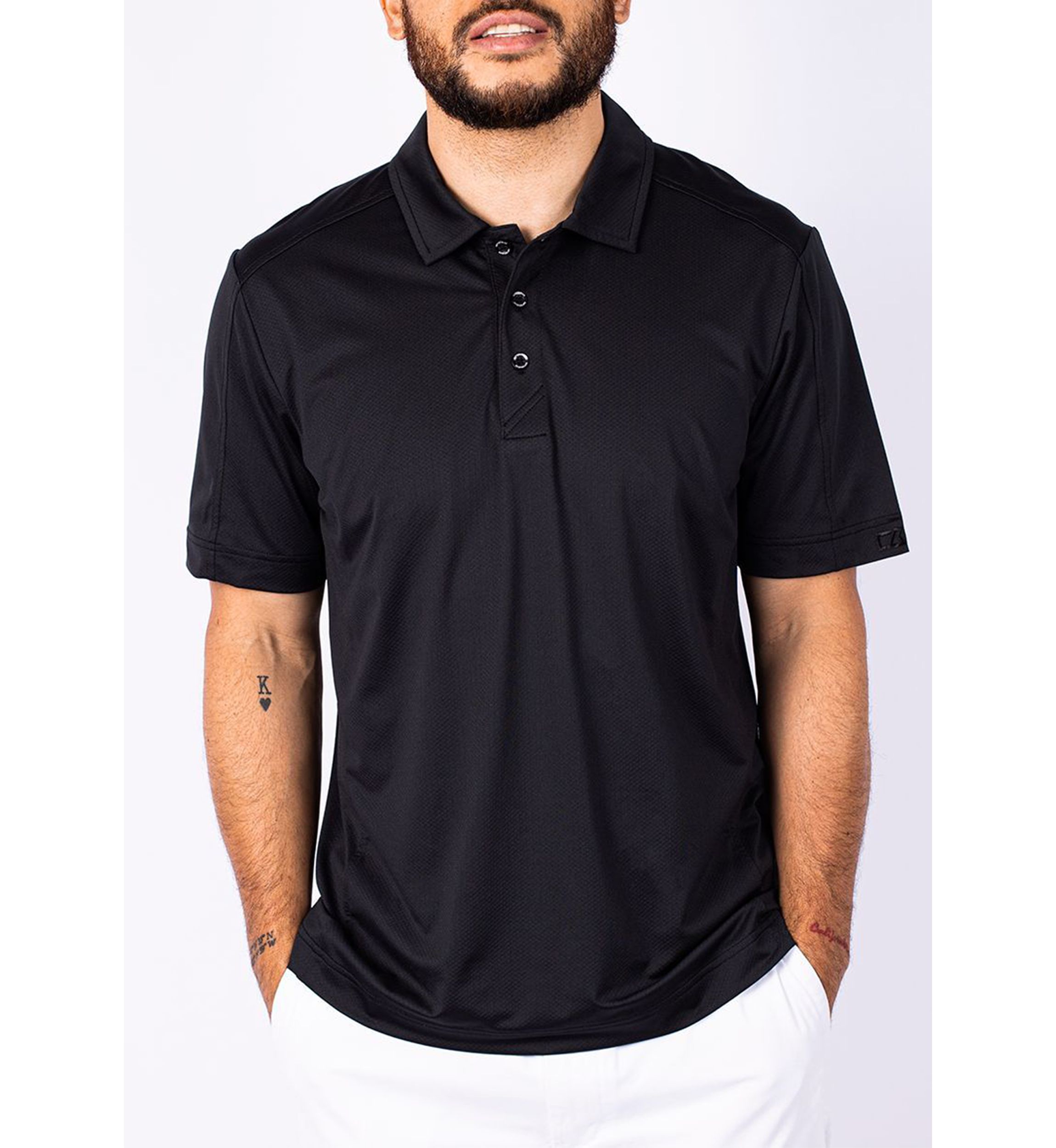 Prospect Textured Stretch Big & Tall Polo