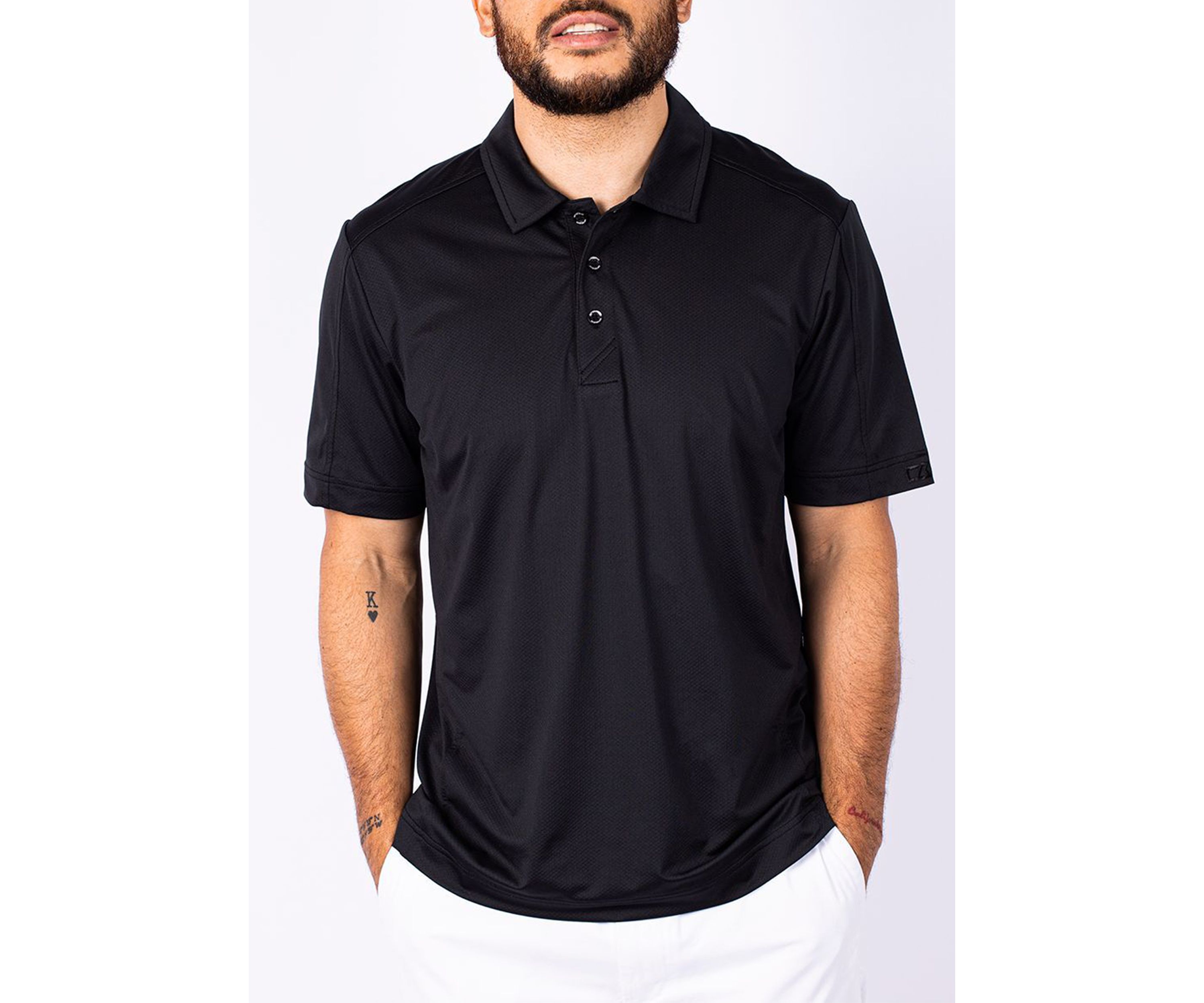 Prospect Textured Stretch Big & Tall Polo