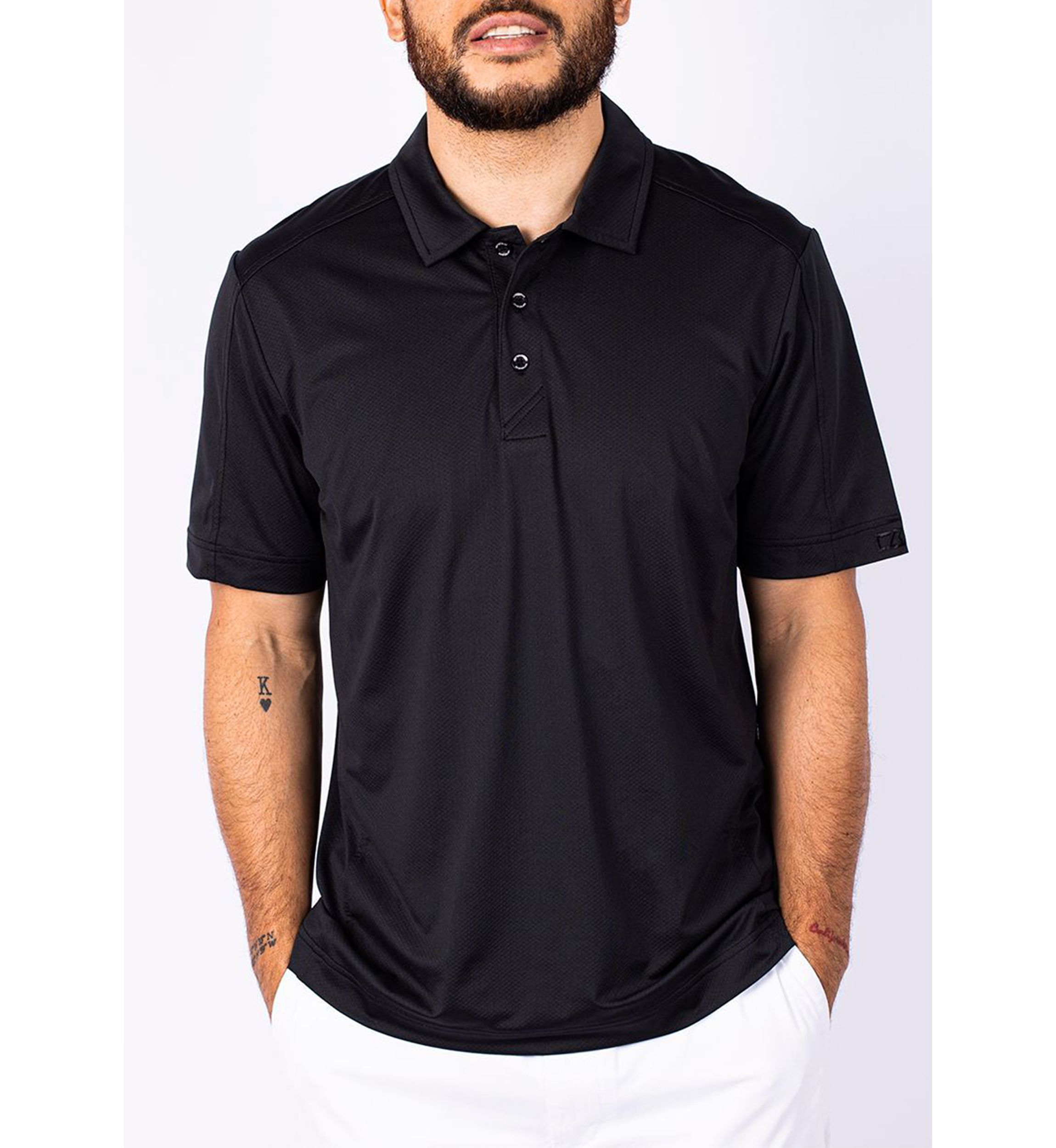 Prospect Textured Stretch Big & Tall Polo