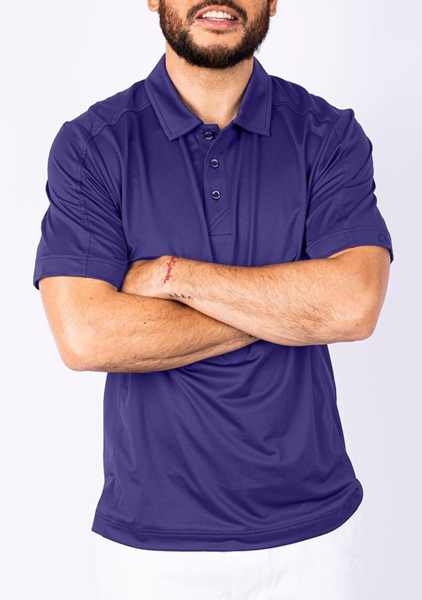 Prospect Textured Stretch Big & Tall Polo