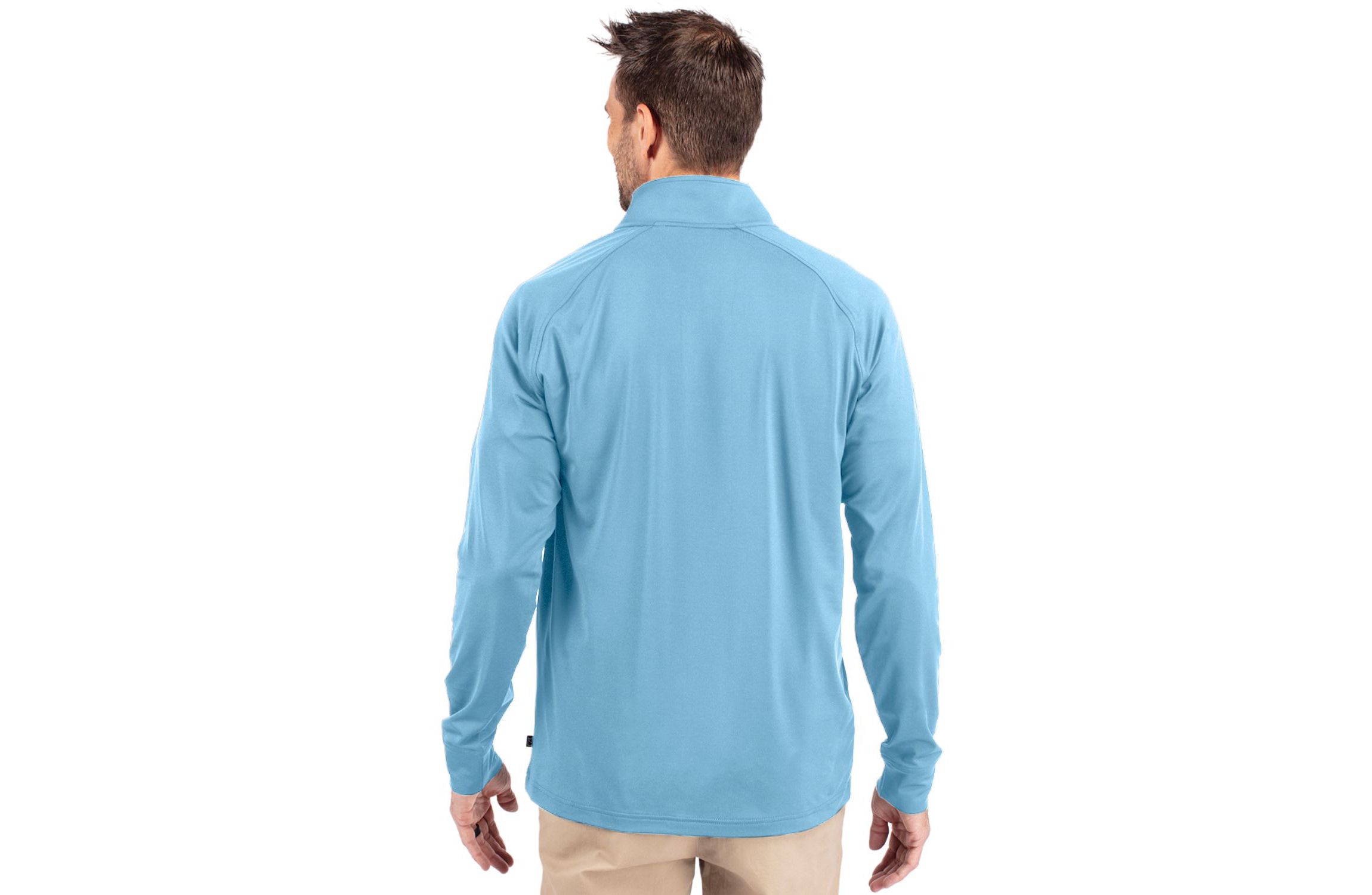 Big & Tall Cutter & Buck Adapt Eco Knit Stretch Recycled Mens Big and Tall Quarter Zip Pullover