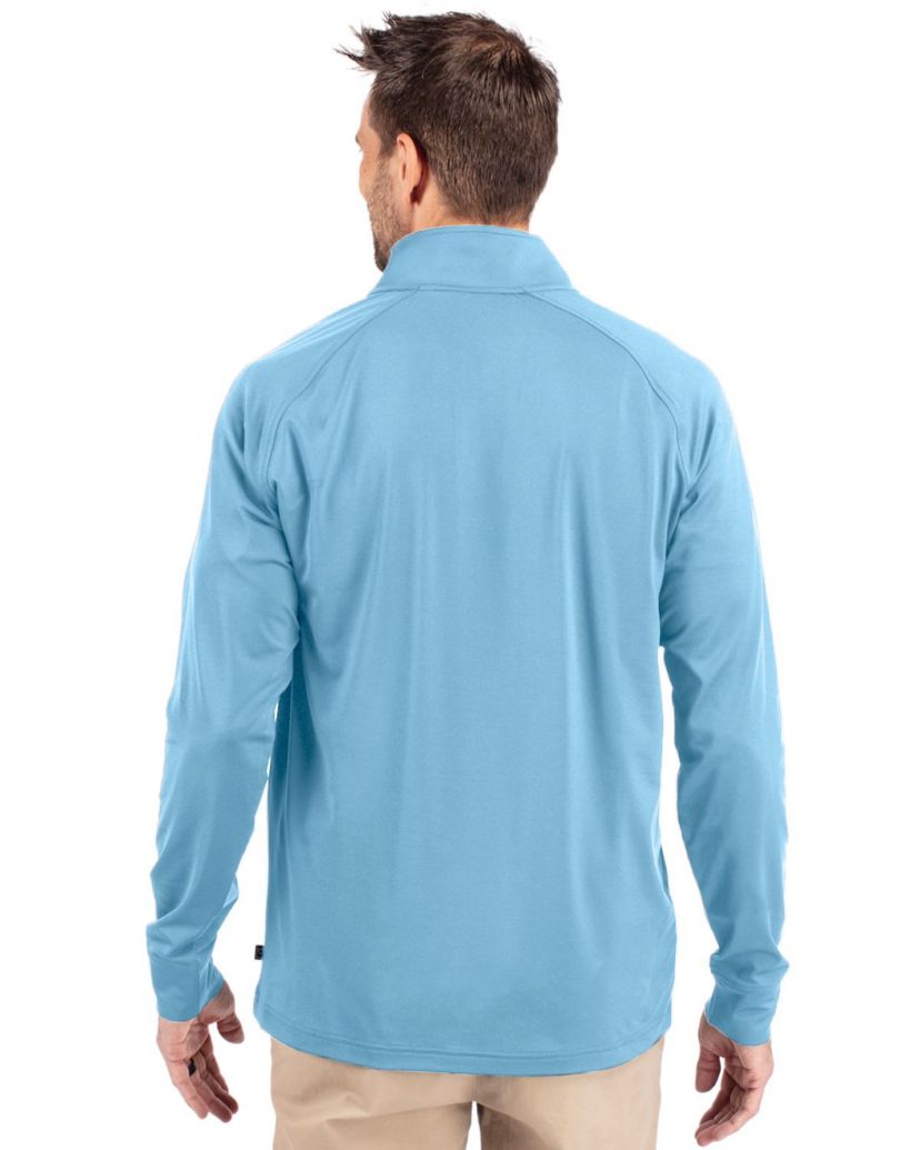 Big & Tall Cutter & Buck Adapt Eco Knit Stretch Recycled Mens Big and Tall Quarter Zip Pullover
