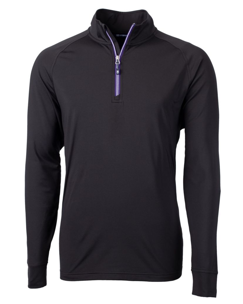 Big & Tall Cutter & Buck Adapt Eco Knit Stretch Recycled Mens Big and Tall Quarter Zip Pullover