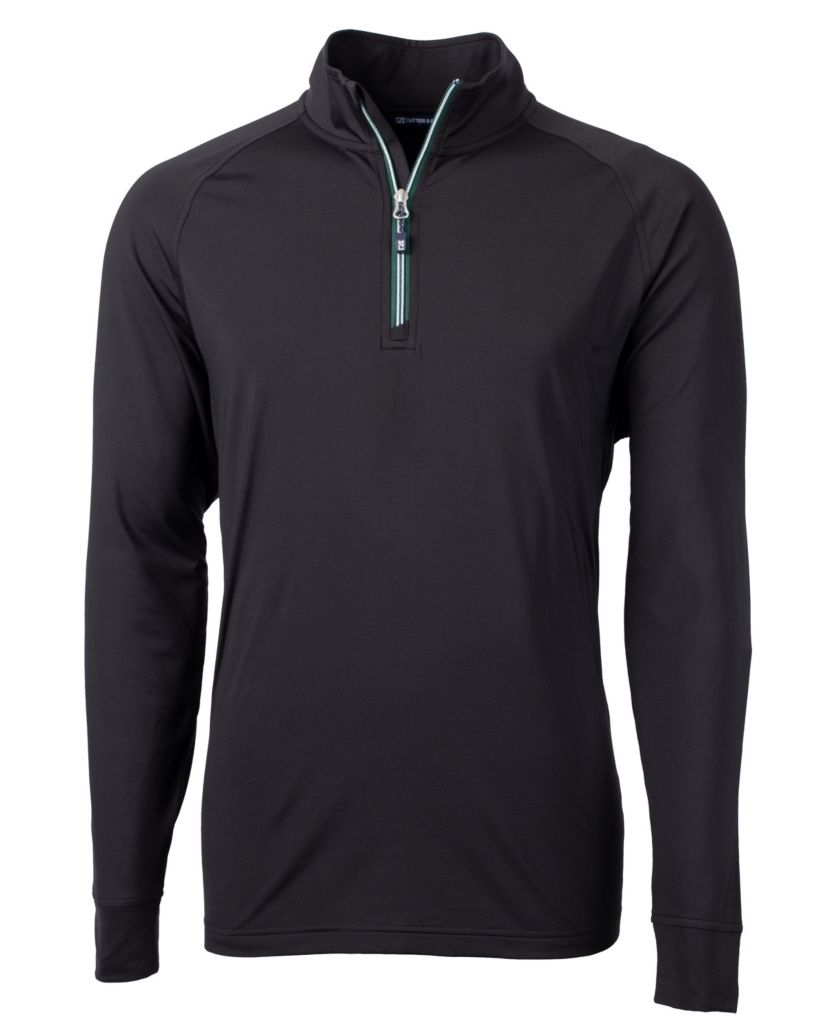 Big & Tall Cutter & Buck Adapt Eco Knit Stretch Recycled Mens Big and Tall Quarter Zip Pullover