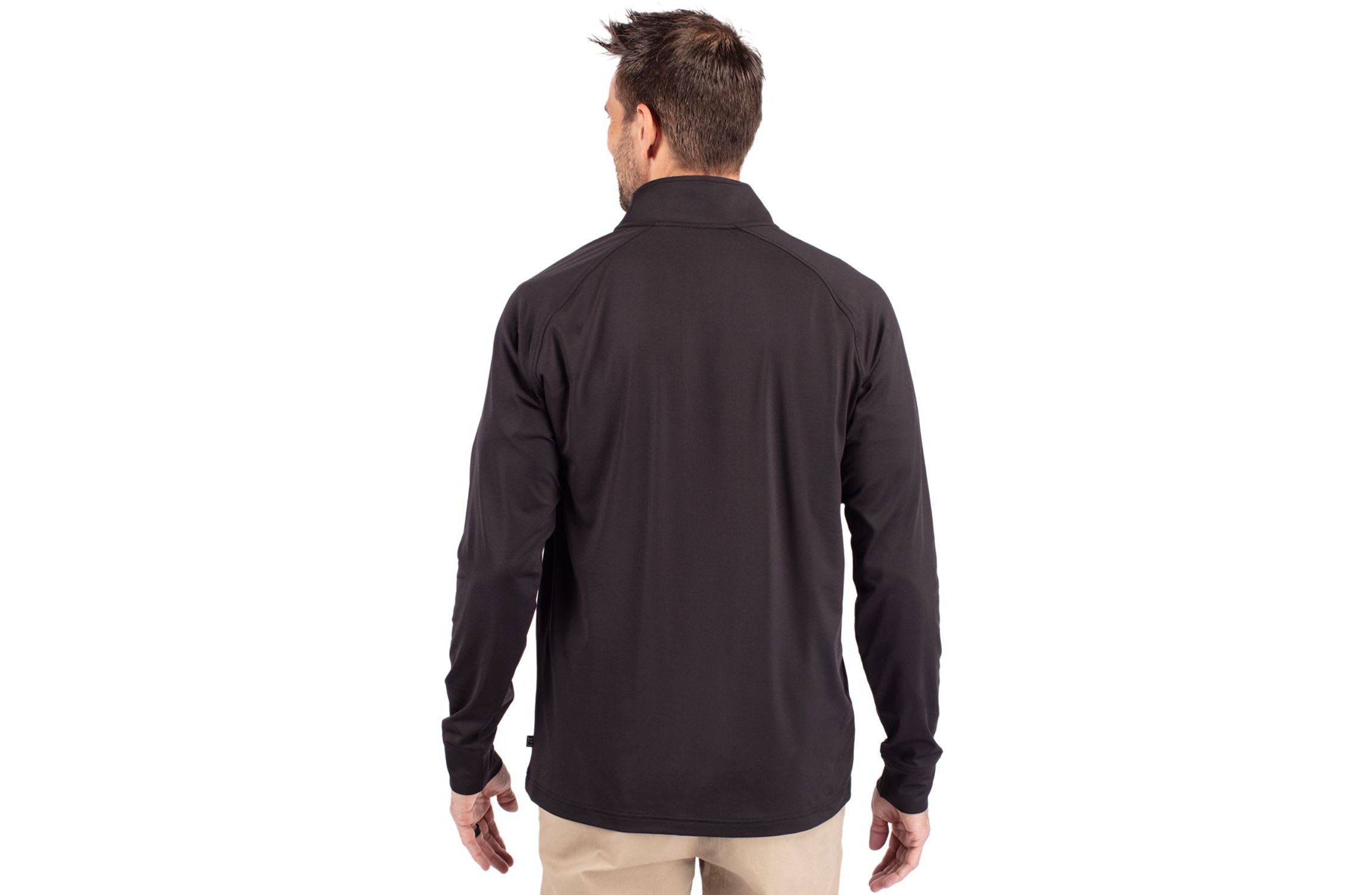Big & Tall Cutter & Buck Adapt Eco Knit Stretch Recycled Mens Big and Tall Quarter Zip Pullover