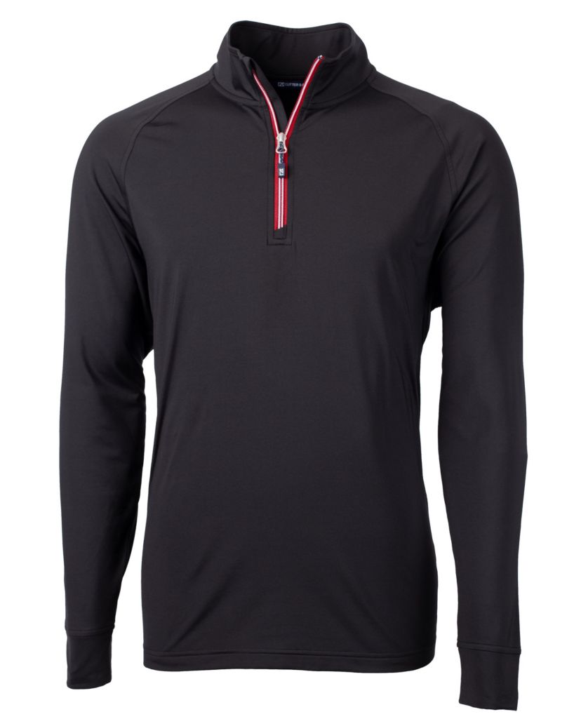 Big & Tall Cutter & Buck Adapt Eco Knit Stretch Recycled Mens Big and Tall Quarter Zip Pullover
