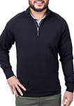 Big & Tall Adapt Eco Knit Stretch Recycled Quarter Zip Pullover