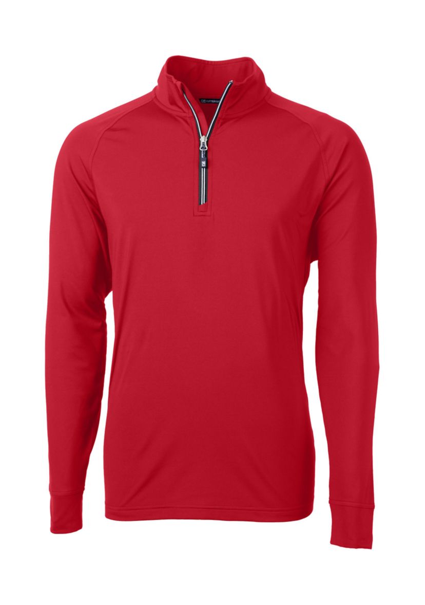 Big & Tall Adapt Eco Knit Stretch Recycled Mens Big and Tall Quarter Zip Pullover