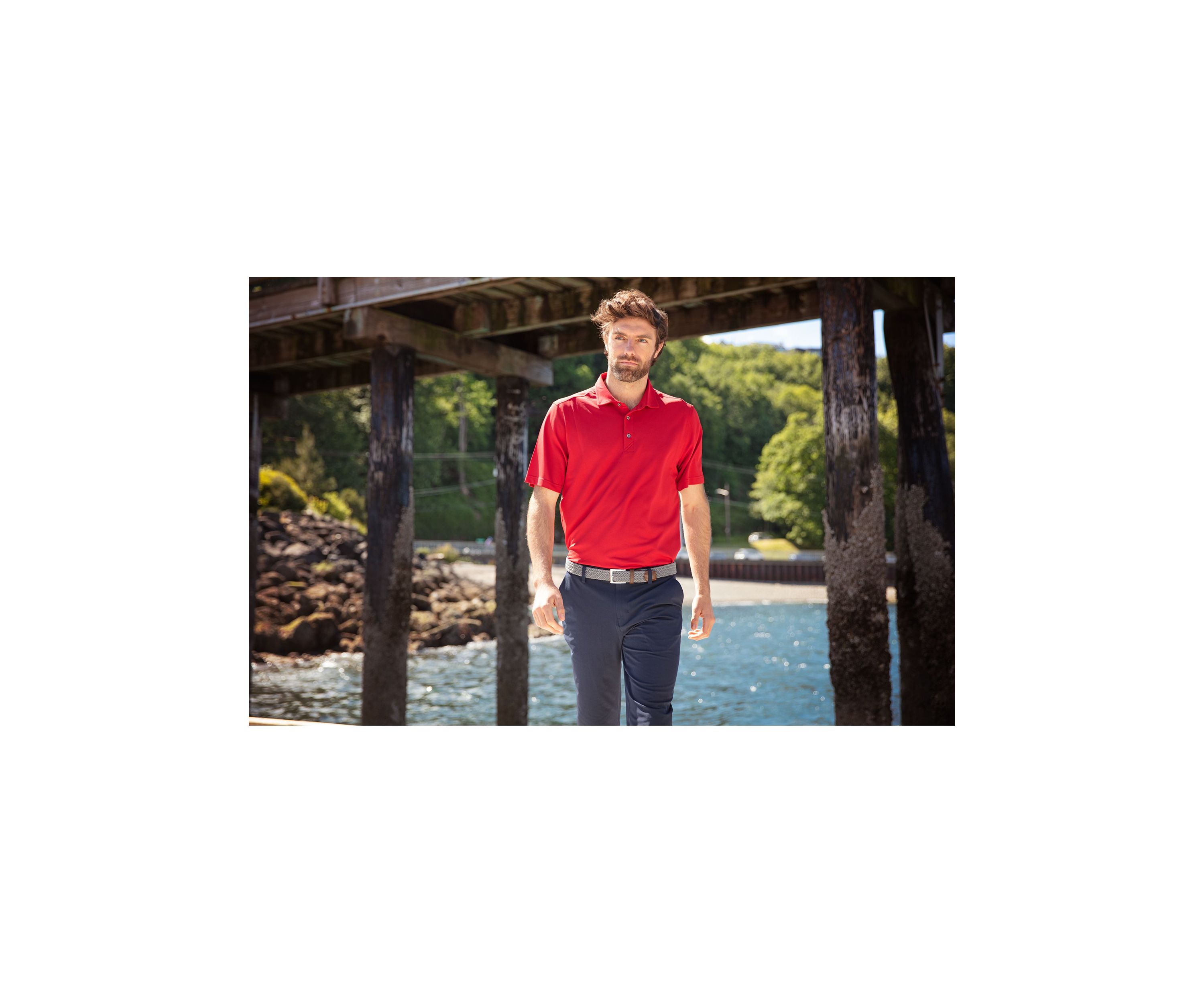 Big & Tall Virtue Eco Pique Recycled Mens Big and Tall Polo