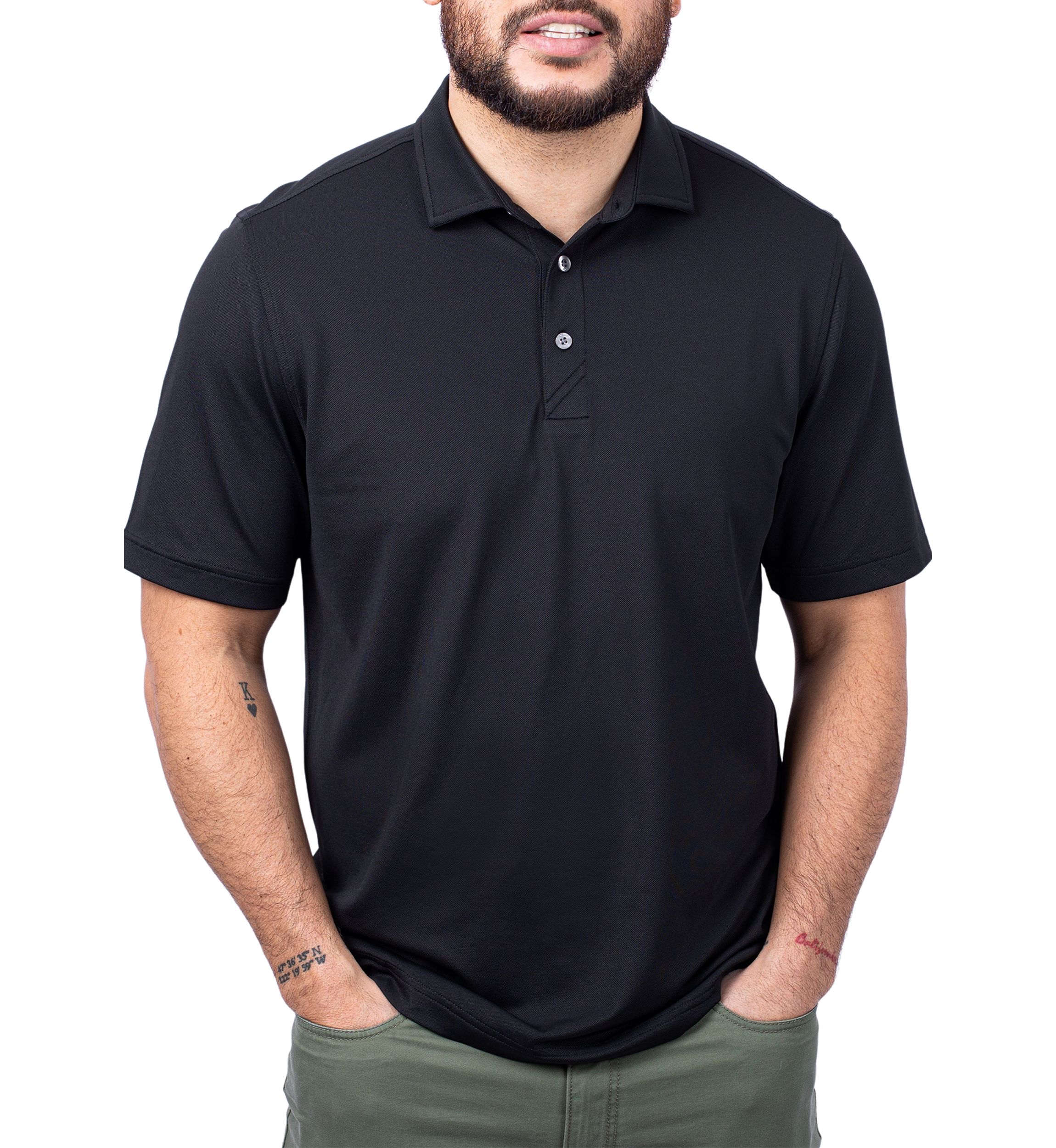 Big & Tall Virtue Eco Pique Recycled Mens Big and Tall Polo