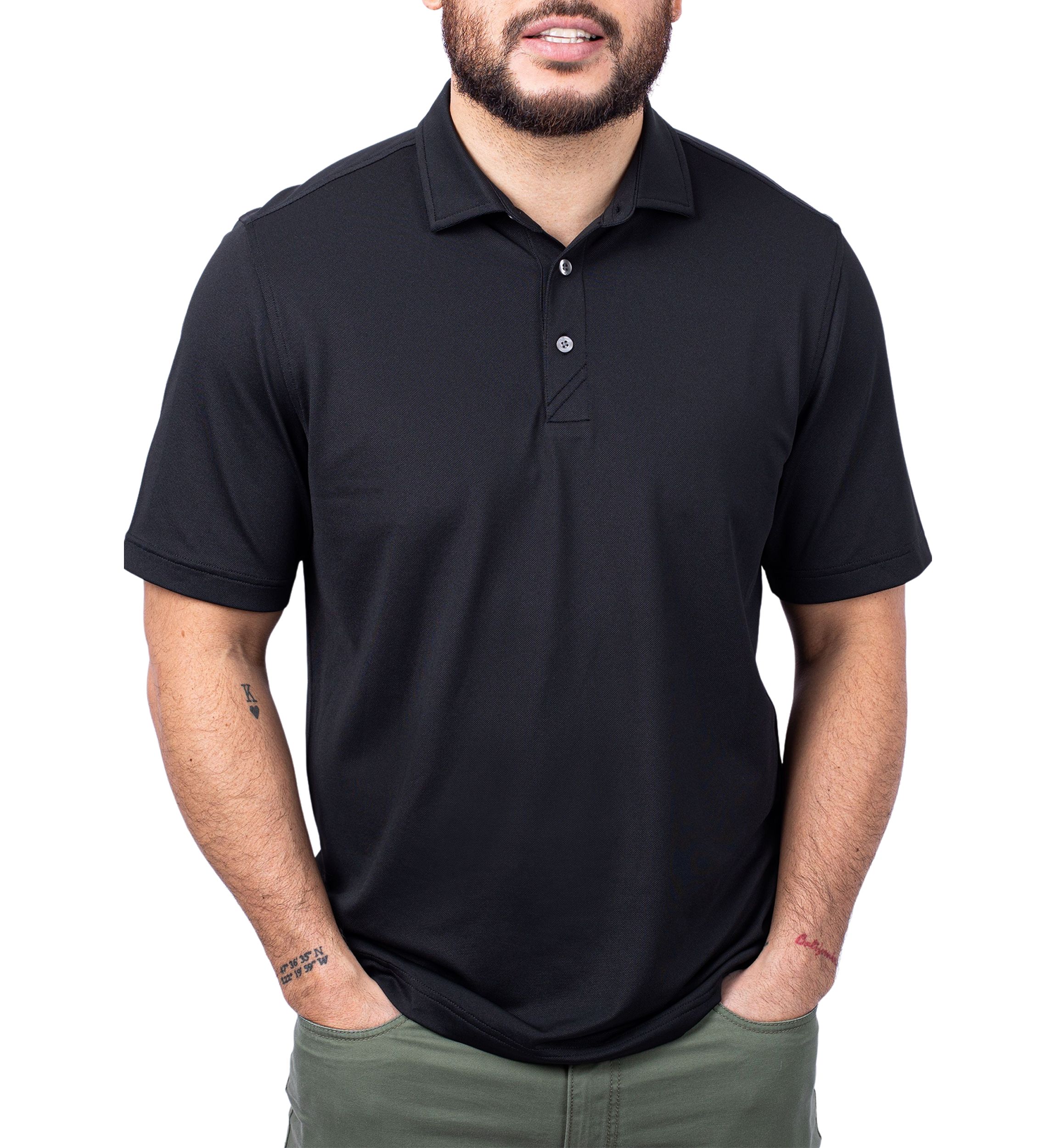Big & Tall Virtue Eco Pique Recycled Mens Big and Tall Polo