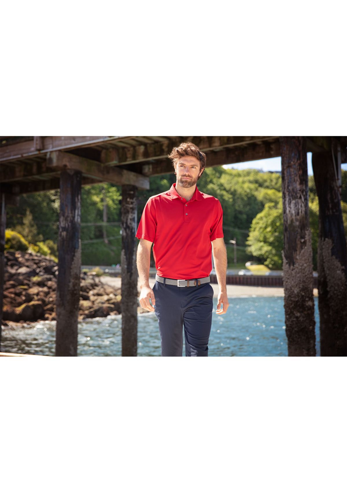Big & Tall Virtue Eco Pique Recycled Mens Big and Tall Polo