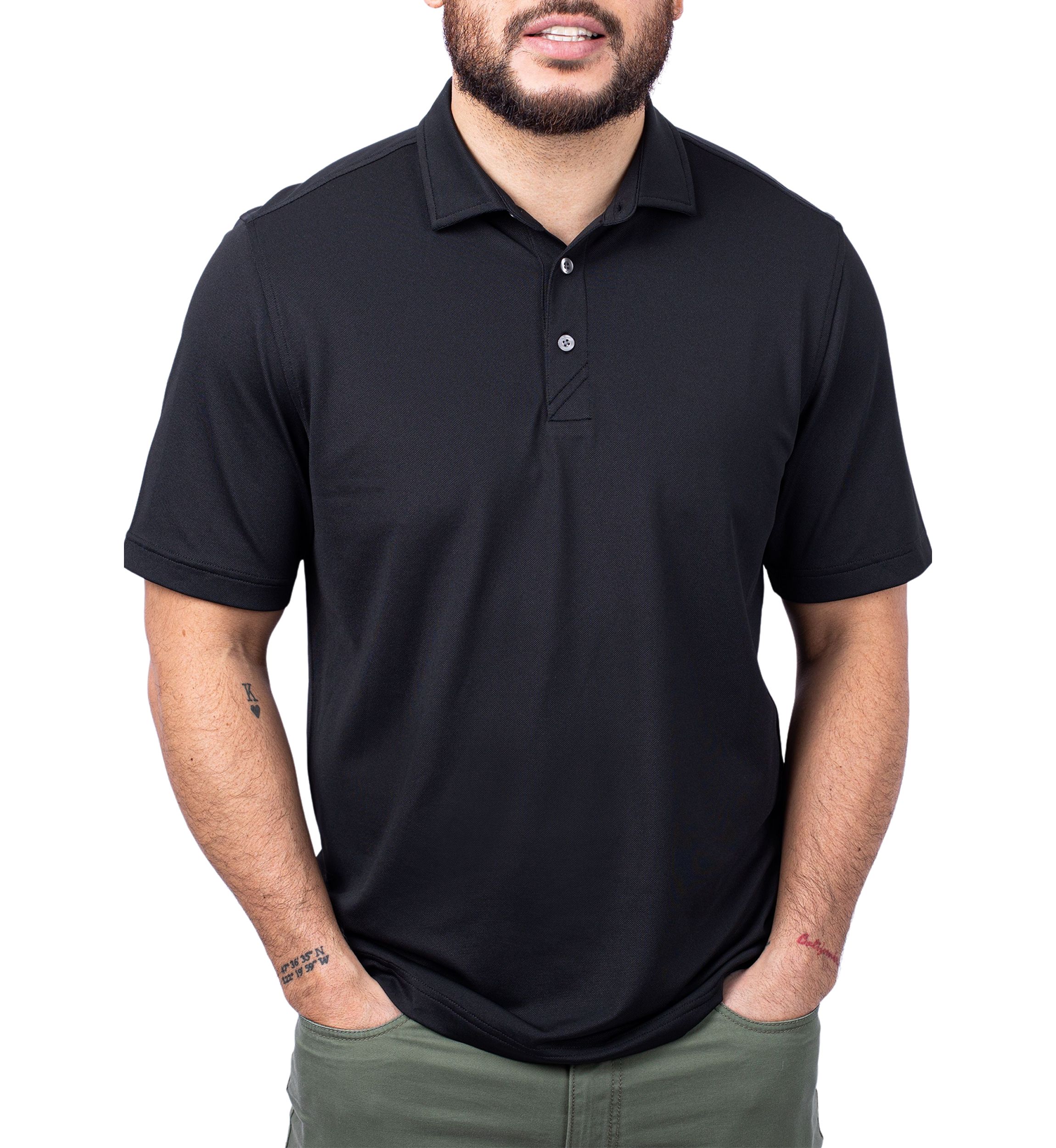 Big & Tall Virtue Eco Pique Recycled Mens Big and Tall Polo