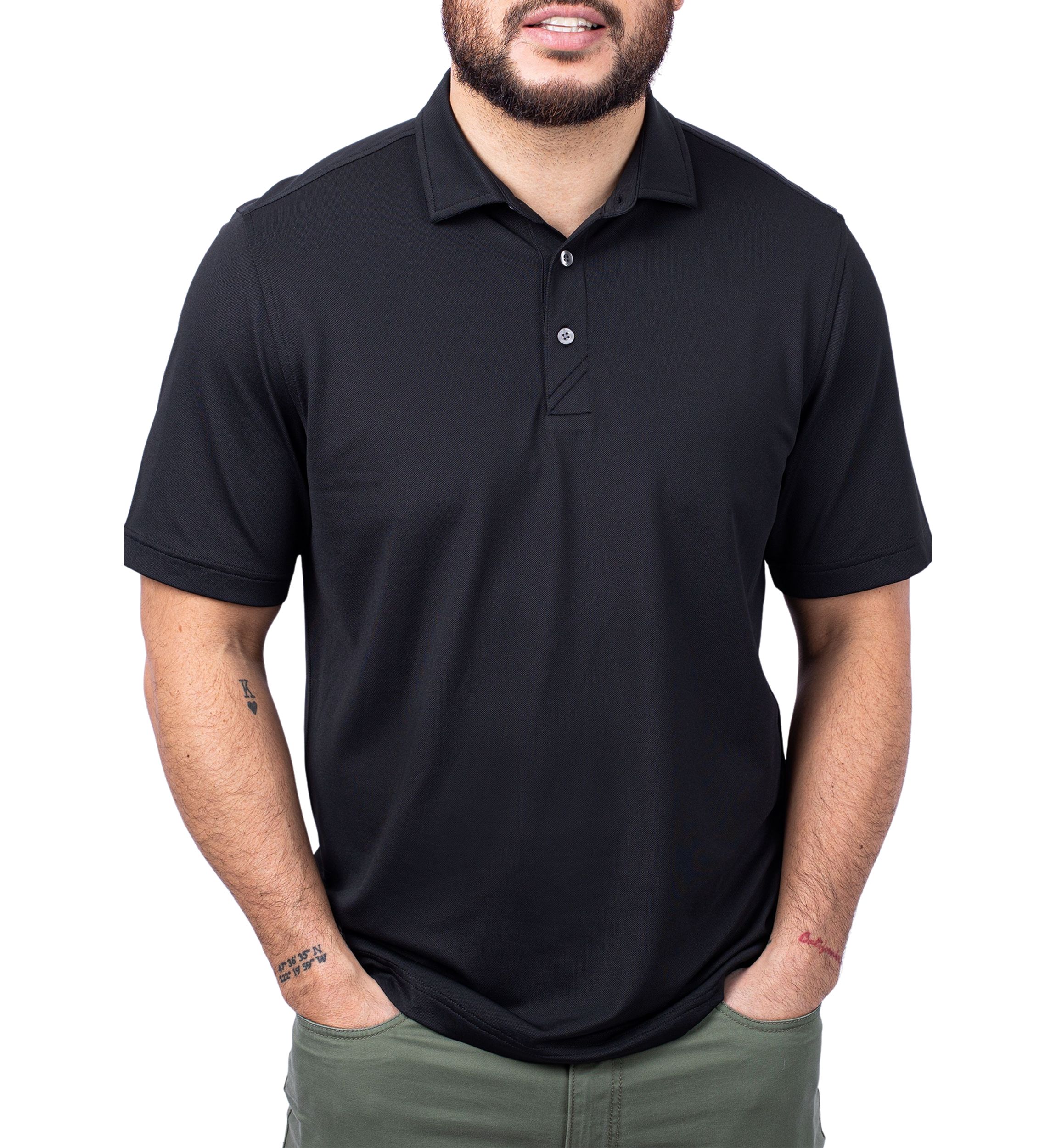 Big & Tall Virtue Eco Pique Recycled Mens Big and Tall Polo