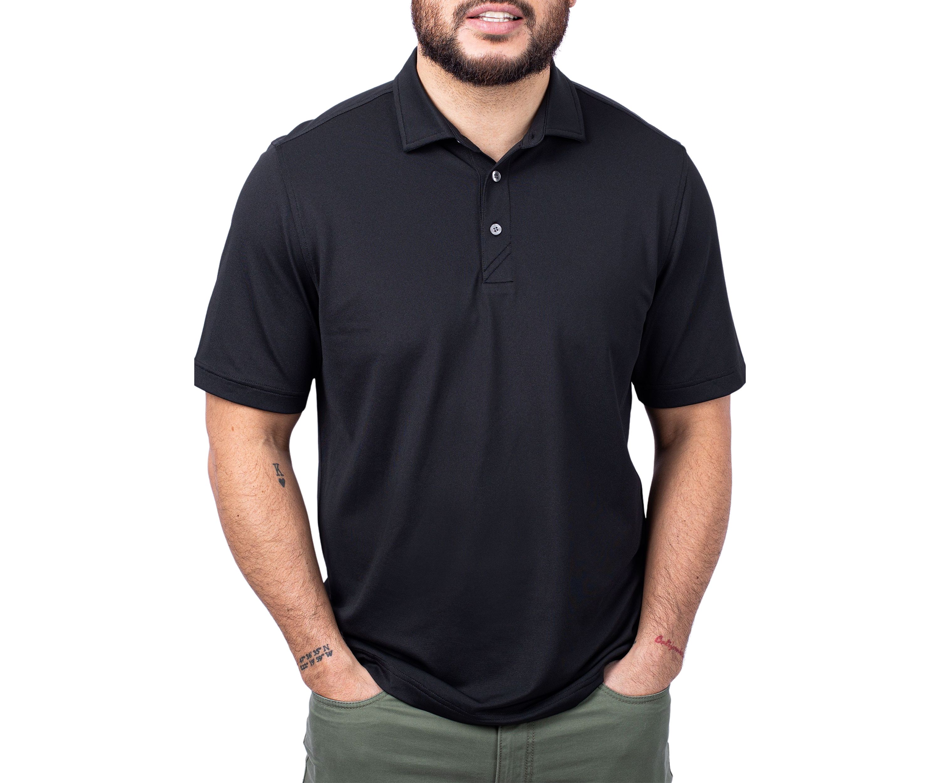 Big & Tall Virtue Eco Pique Recycled Mens Big and Tall Polo