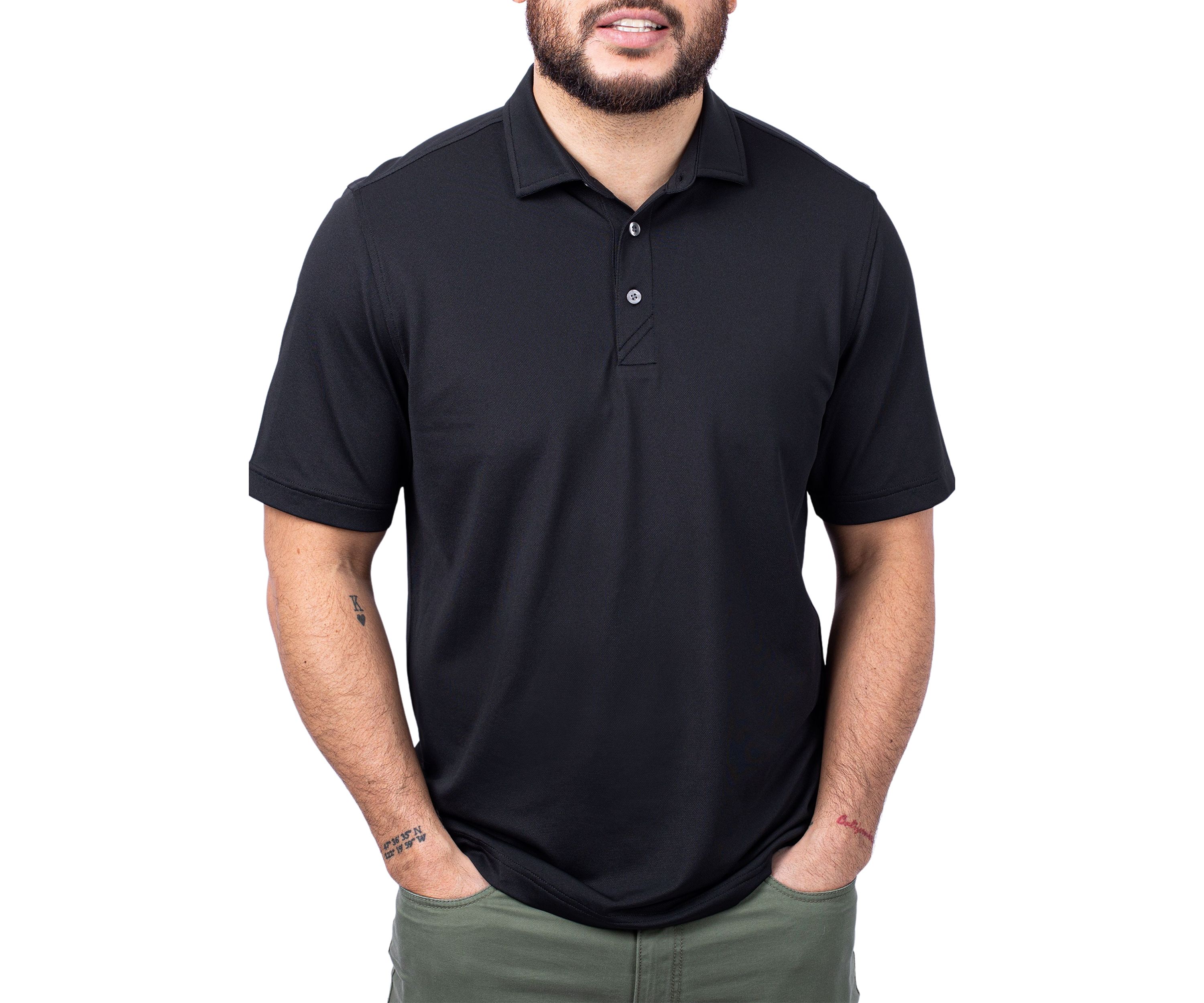 Big & Tall Virtue Eco Pique Recycled Mens Big and Tall Polo