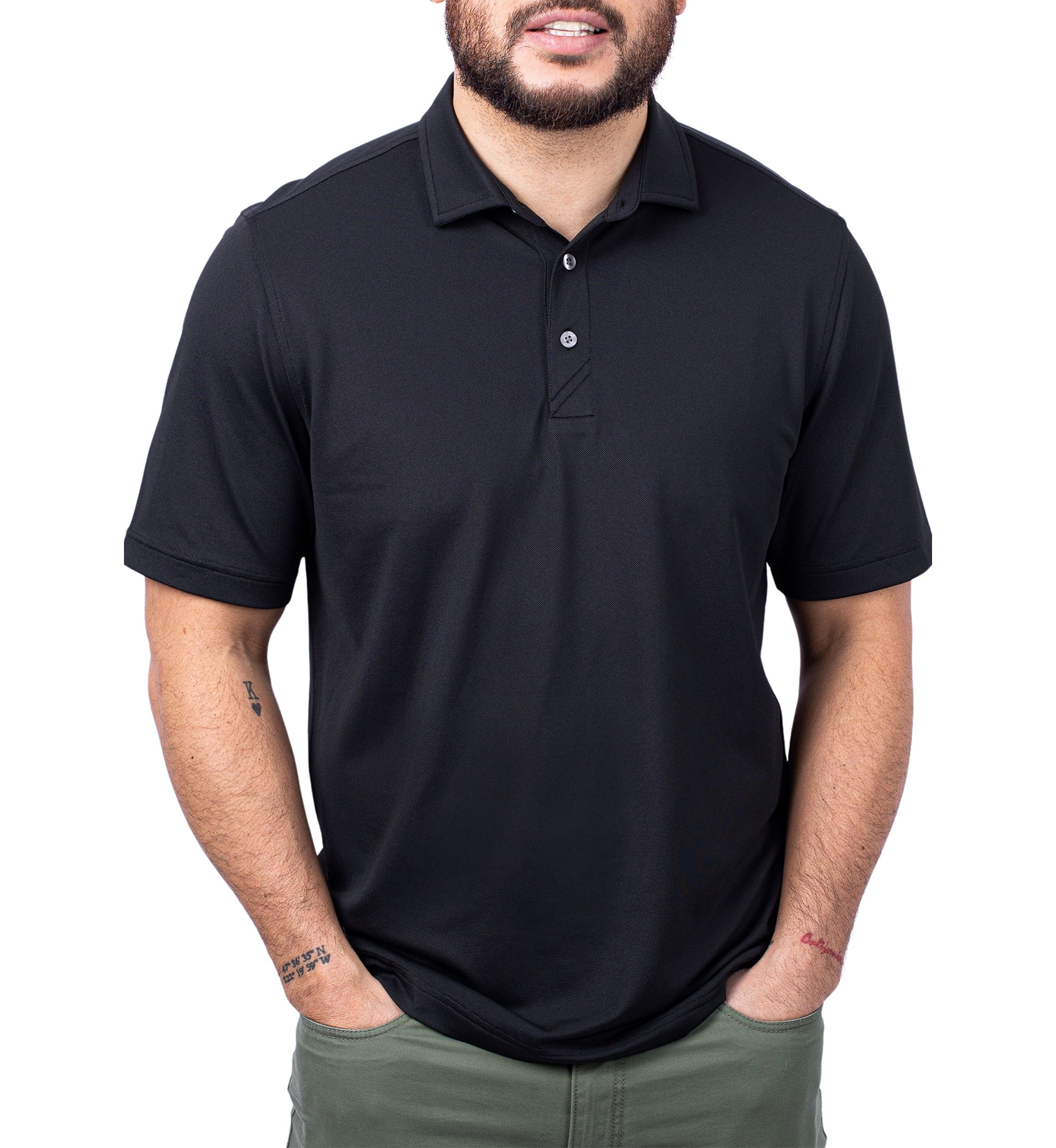 Big & Tall Virtue Eco Pique Recycled Mens Big and Tall Polo