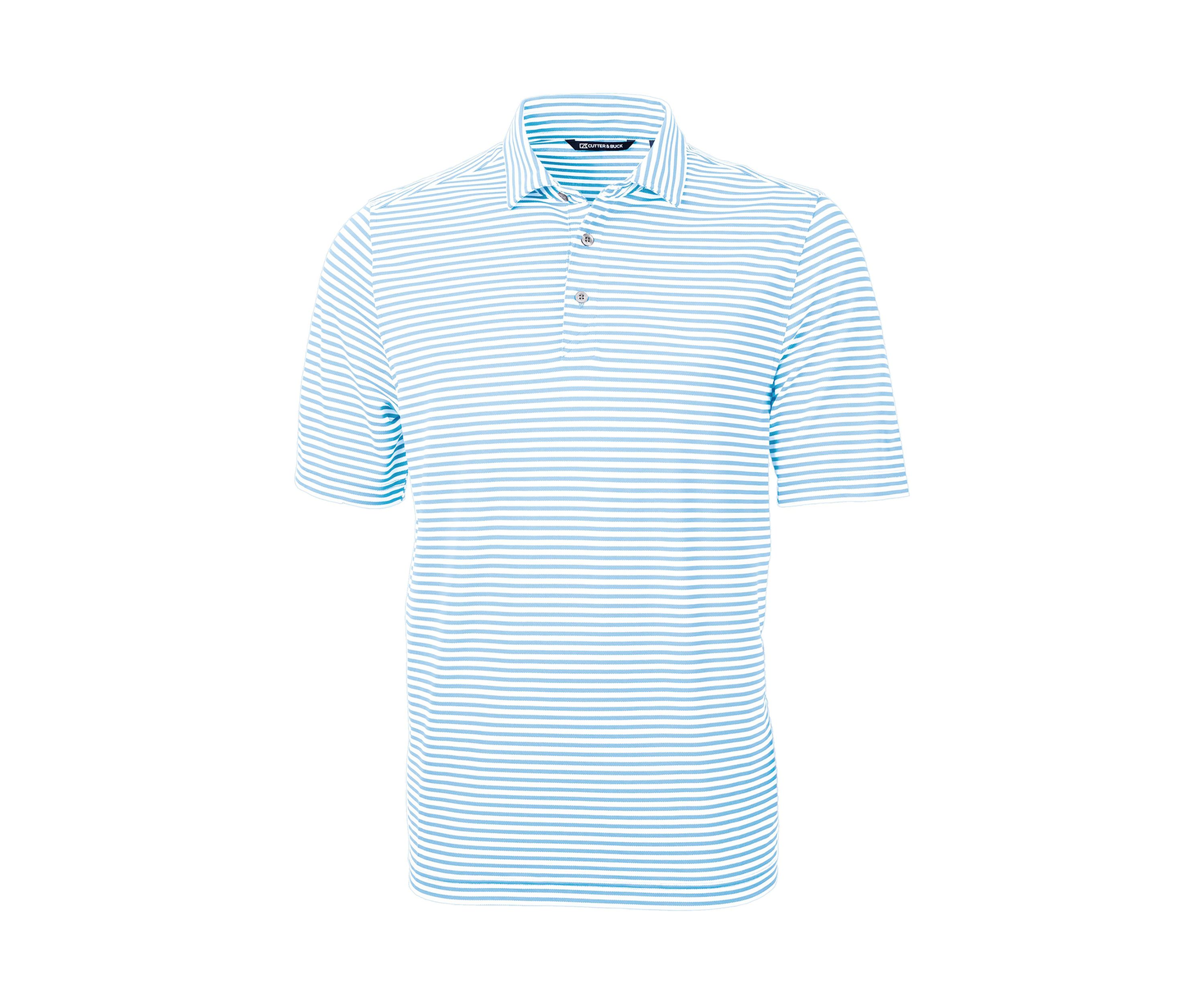 Big & Tall Virtue Eco Pique Stripe Recycled Mens Big and Tall Polo