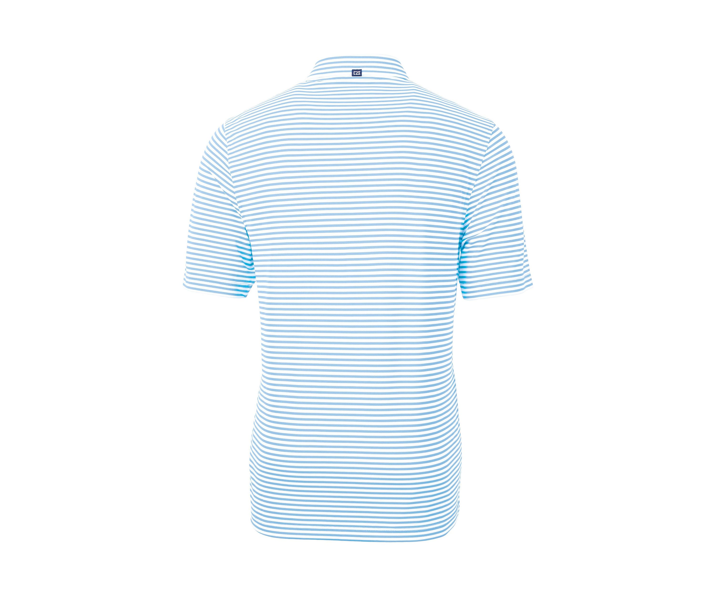 Big & Tall Virtue Eco Pique Stripe Recycled Mens Big and Tall Polo