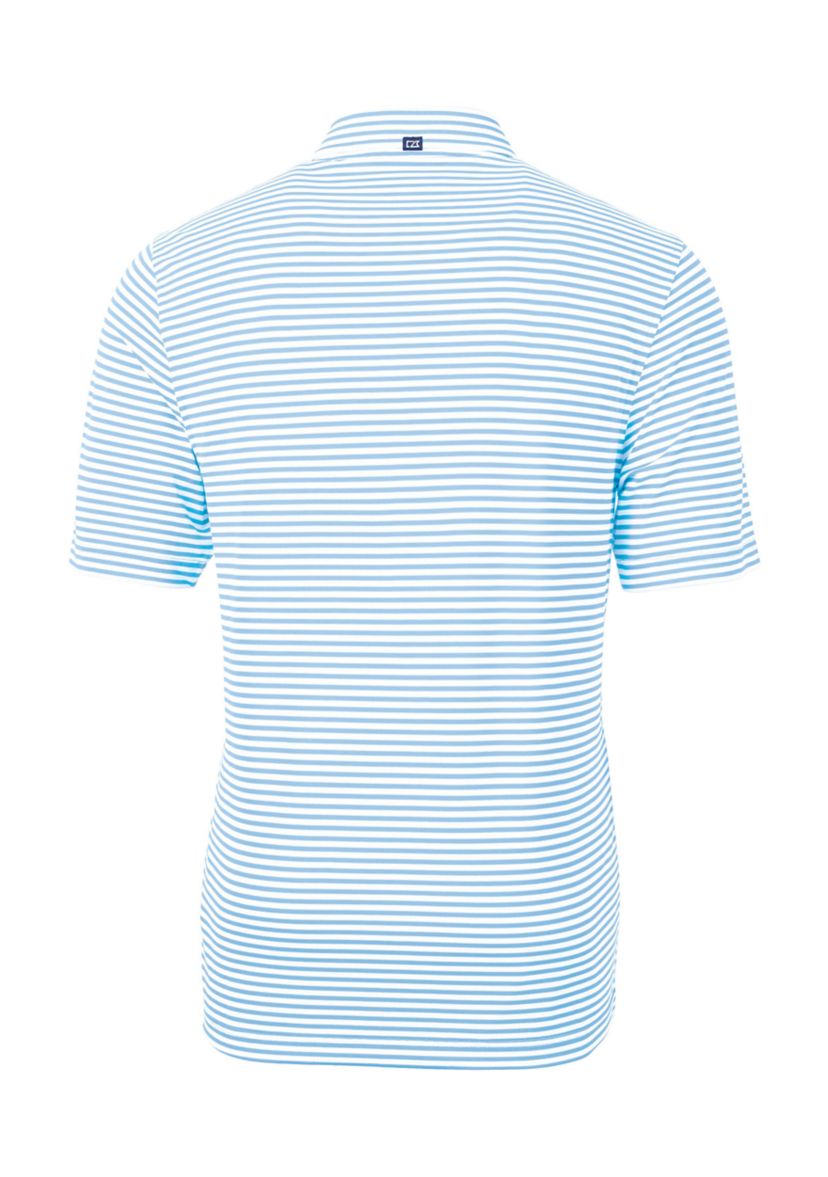 Big & Tall Virtue Eco Pique Stripe Recycled Mens Big and Tall Polo