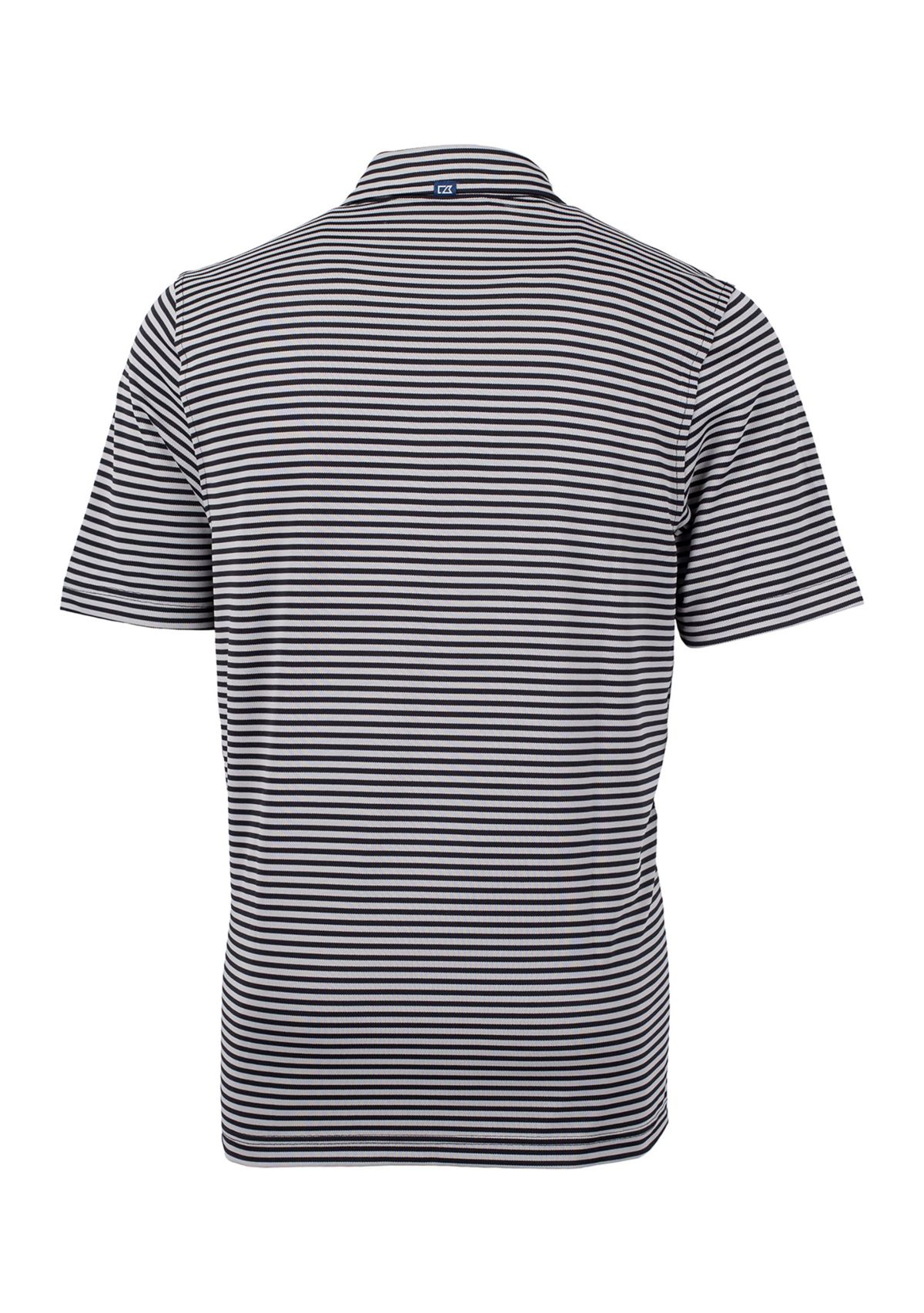 Big & Tall Virtue Eco Pique Stripe Recycled Mens Big and Tall Polo
