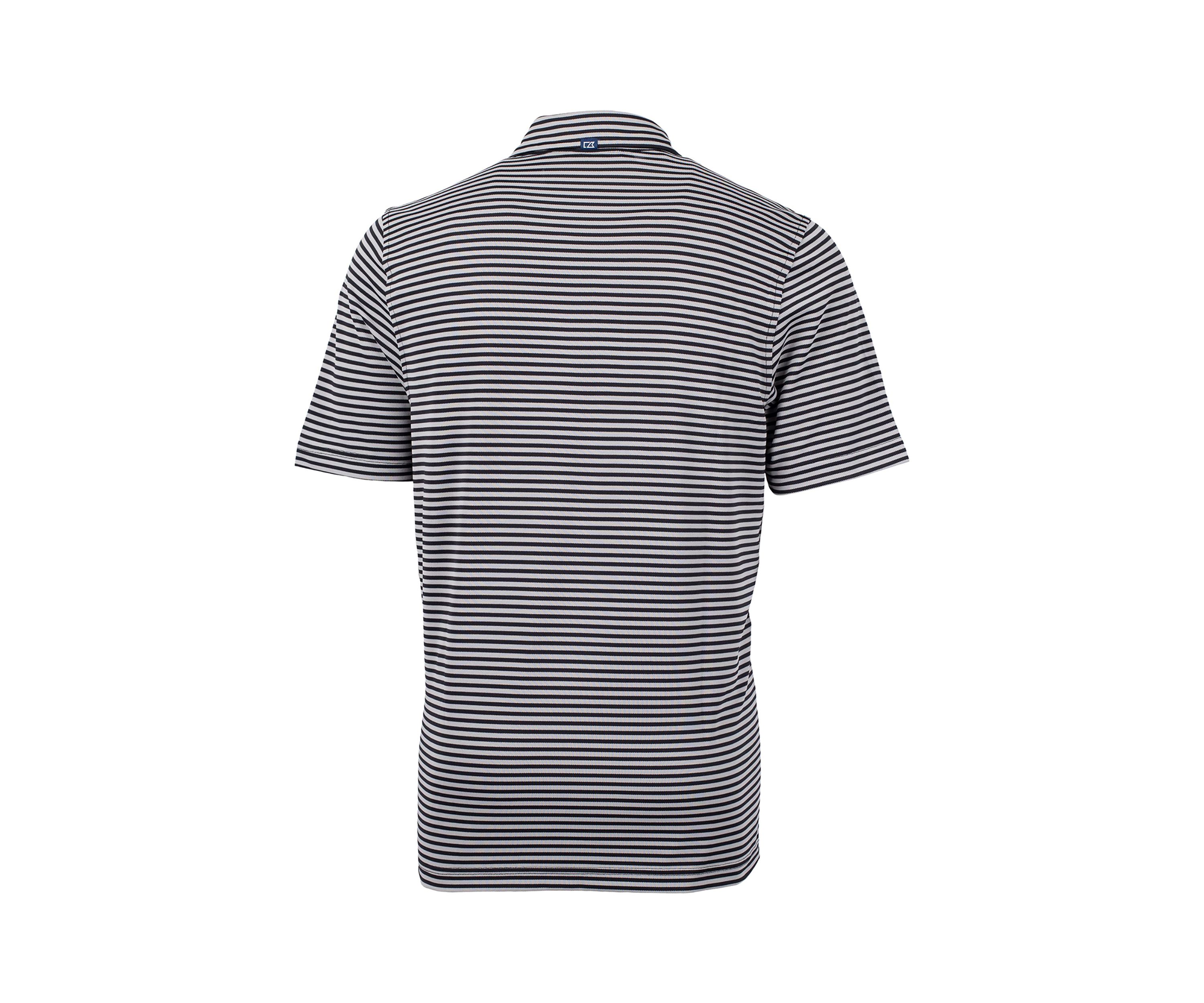 Big & Tall Virtue Eco Pique Stripe Recycled Mens Big and Tall Polo