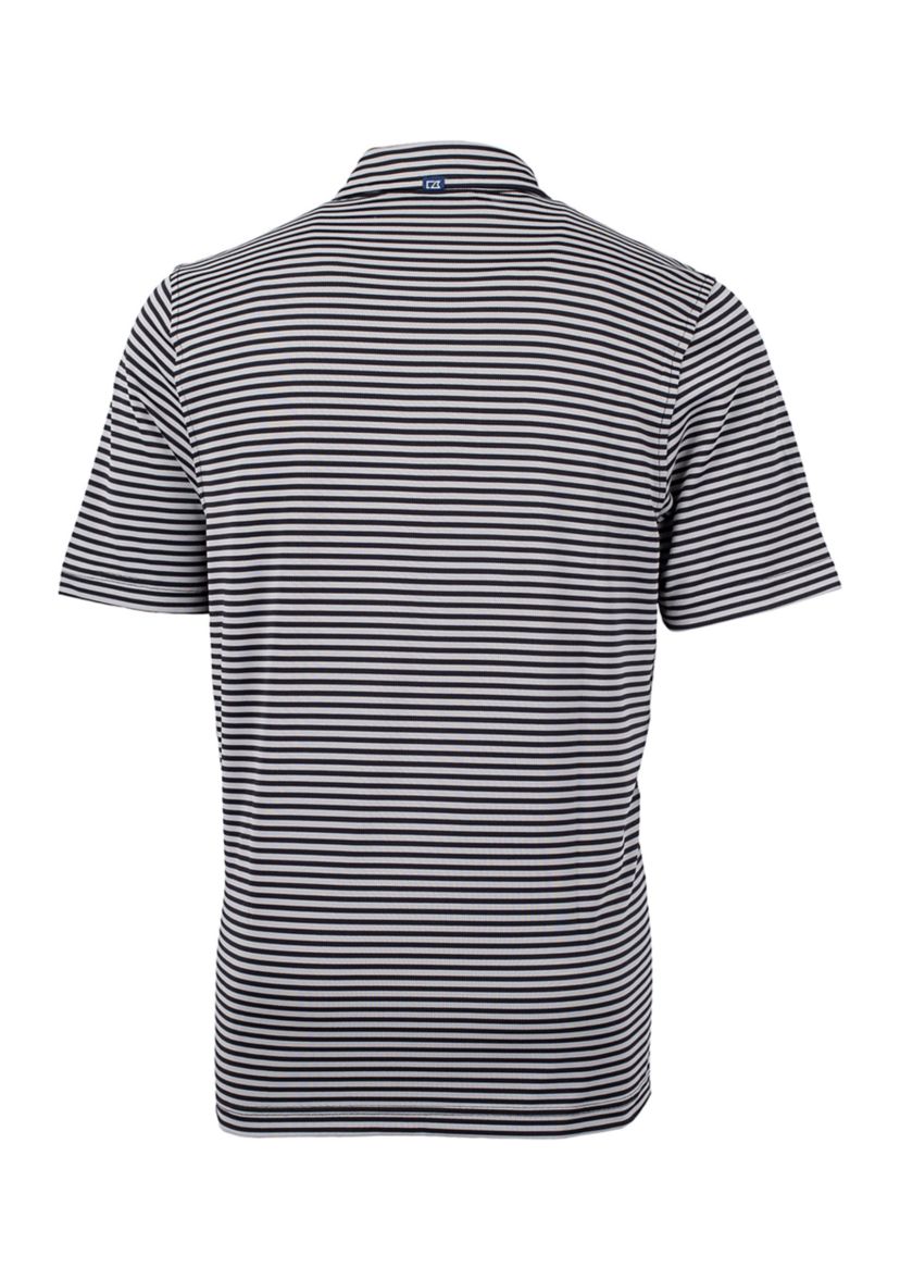 Big & Tall Virtue Eco Pique Stripe Recycled Mens Big and Tall Polo
