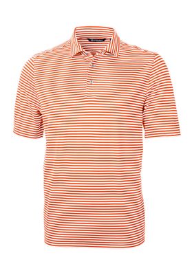 Big & Tall Virtue Eco Pique Stripe Recycled Mens Big and Tall Polo