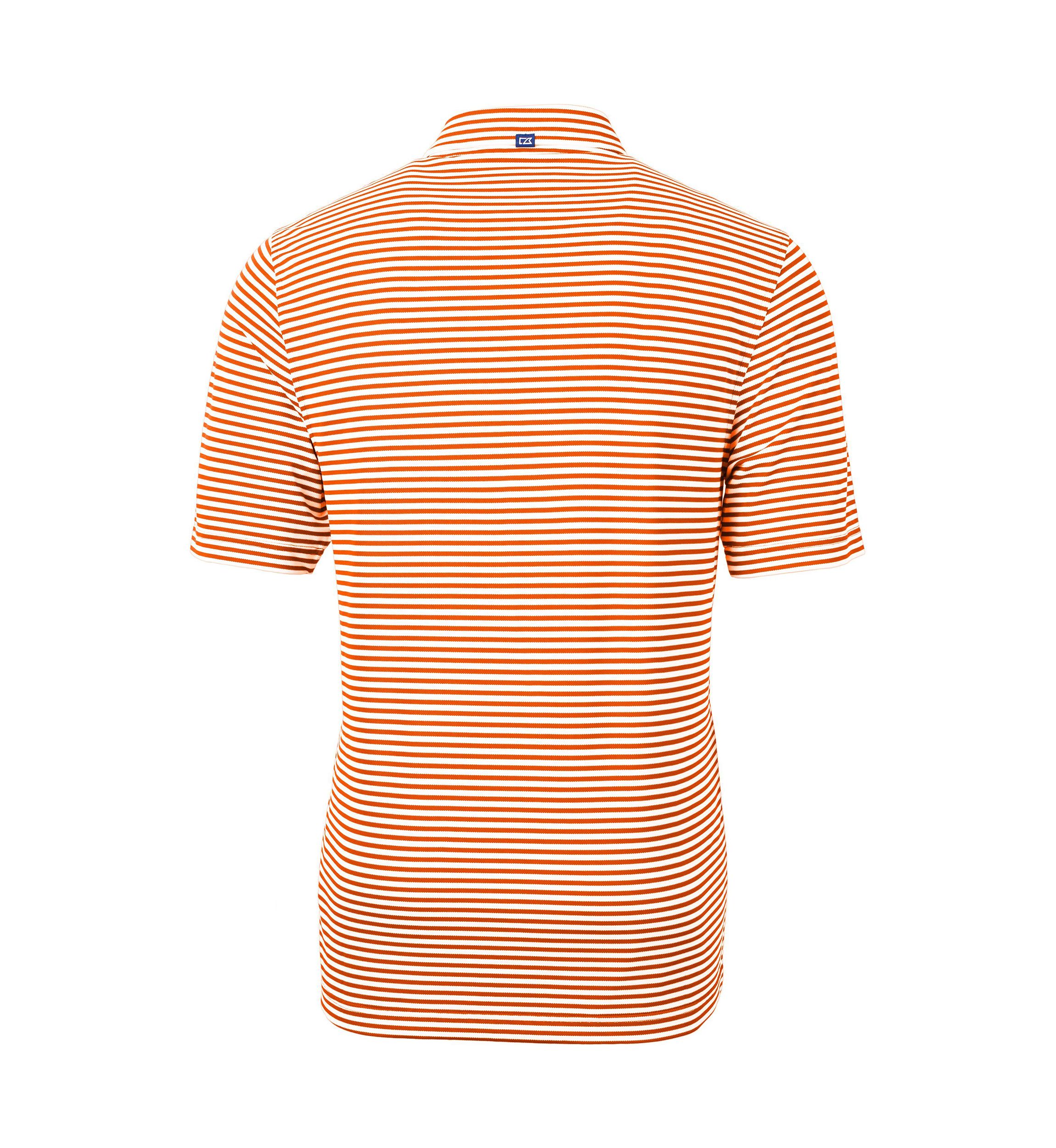 Big & Tall Virtue Eco Pique Stripe Recycled Mens Big and Tall Polo