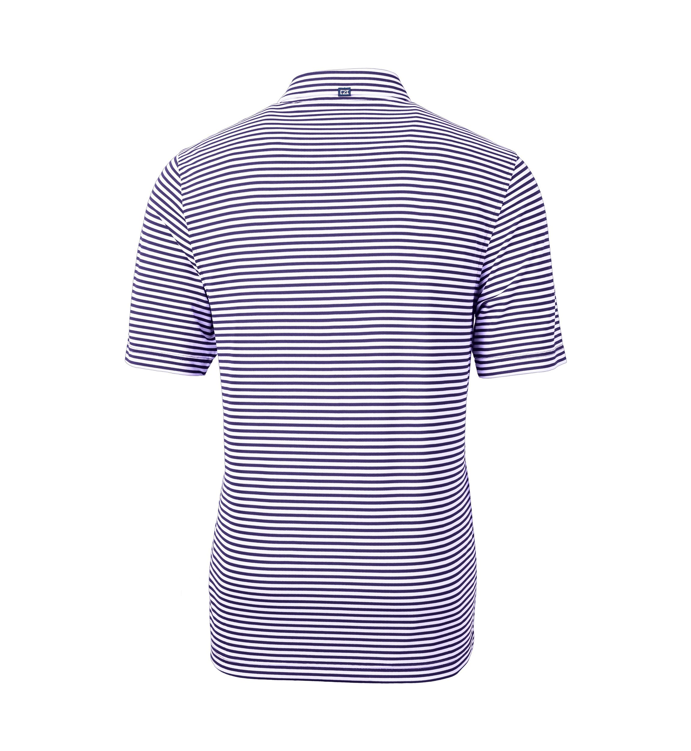 Big & Tall Virtue Eco Pique Stripe Recycled Mens Big and Tall Polo