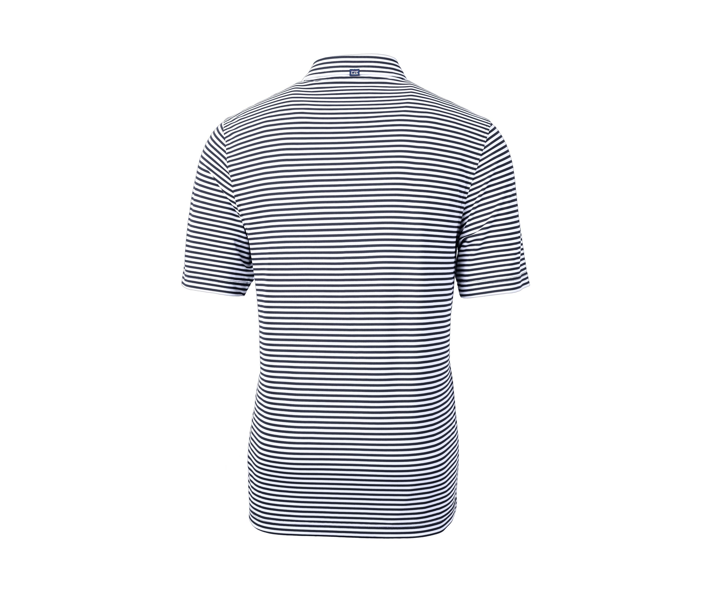 Big & Tall Virtue Eco Pique Stripe Recycled Mens Big and Tall Polo