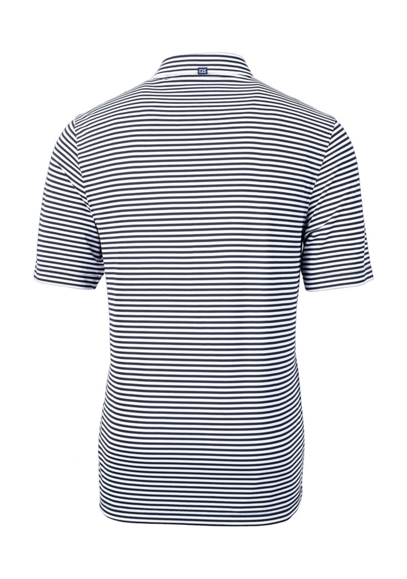 Big & Tall Virtue Eco Pique Stripe Recycled Mens Big and Tall Polo