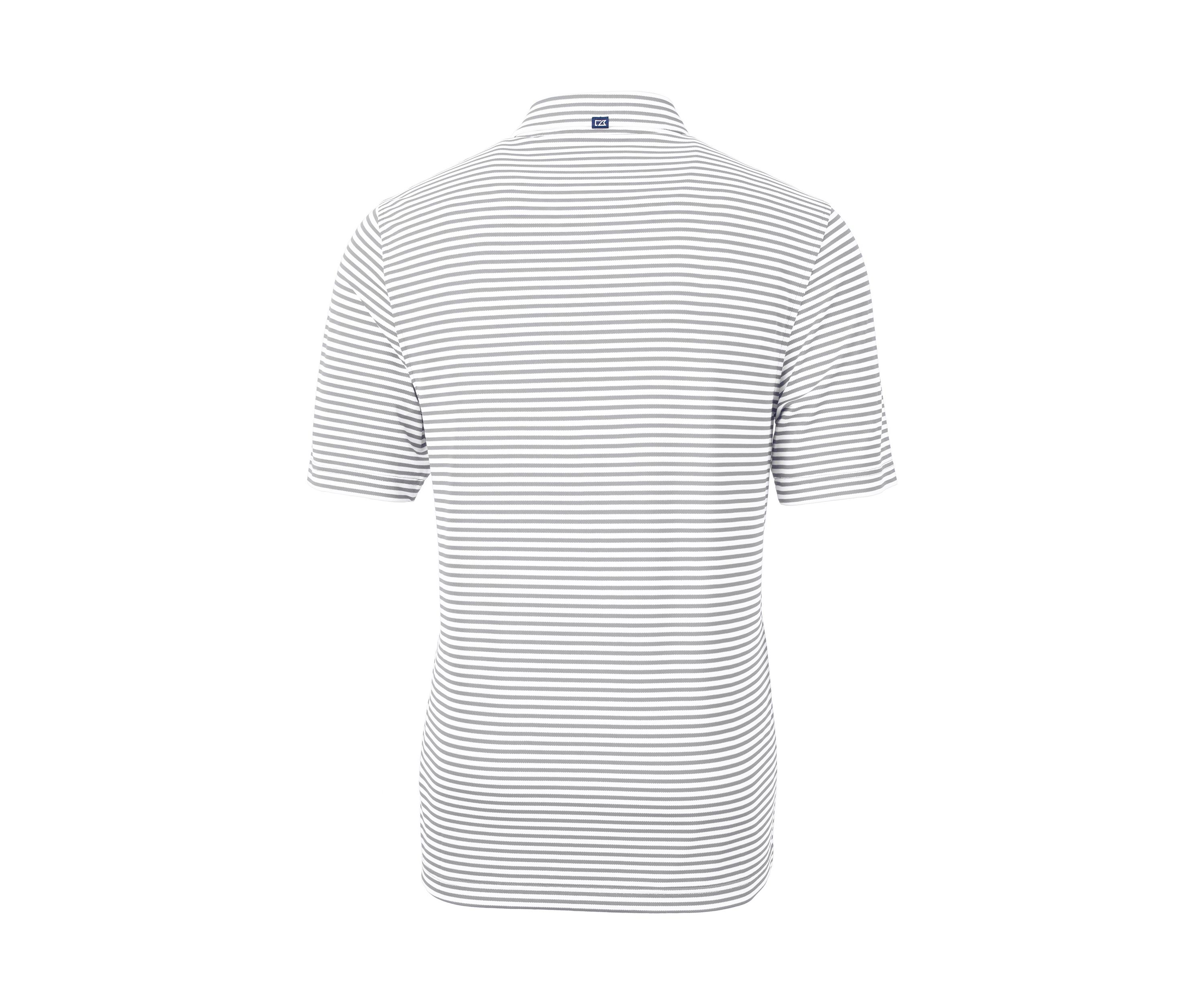 Big & Tall Virtue Eco Pique Stripe Recycled Mens Big and Tall Polo