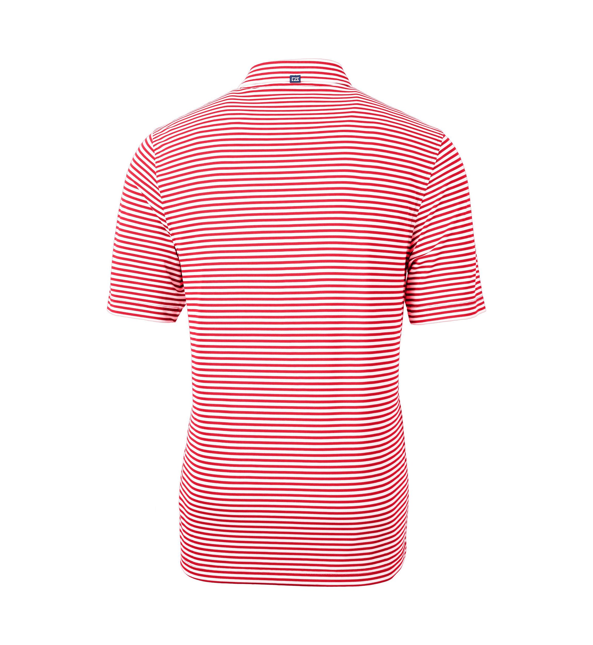 Big & Tall Virtue Eco Pique Stripe Recycled Mens Big and Tall Polo