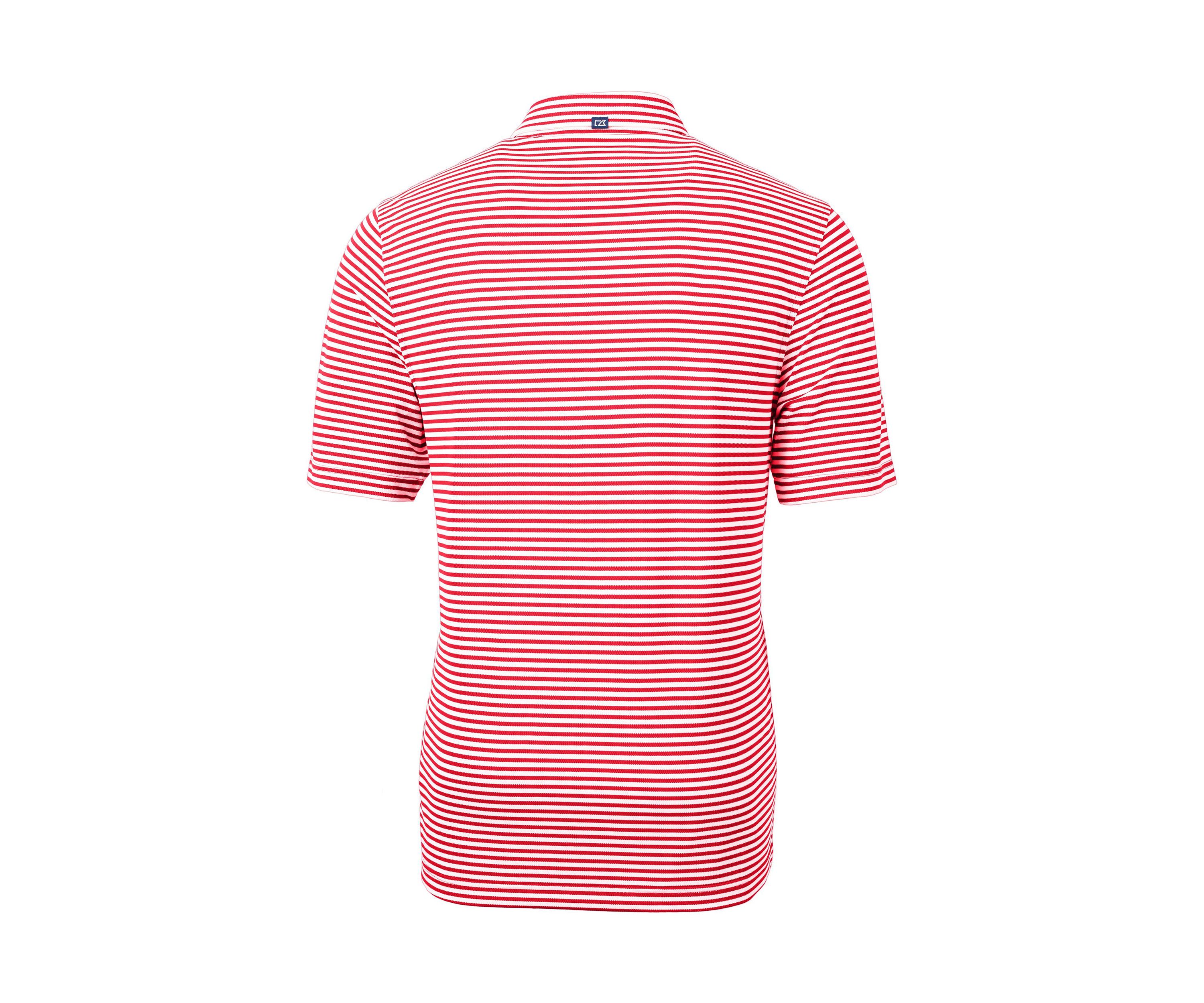 Big & Tall Virtue Eco Pique Stripe Recycled Mens Big and Tall Polo